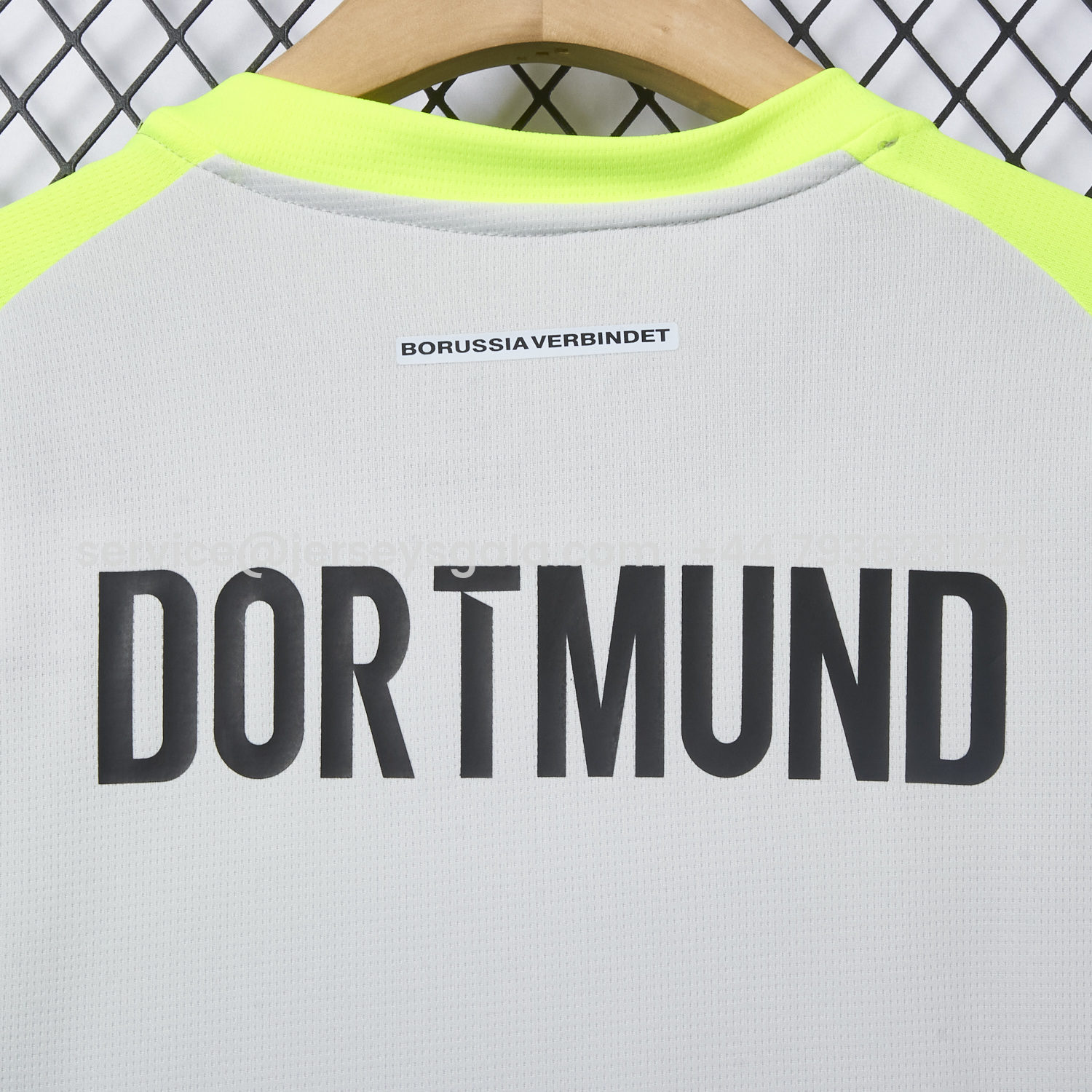 JerseysGala.com | Dortmund 25-26 Away Silver Mist Jersey - Fans Version -Customize Name, Number and Patch | Worldwide Shipping