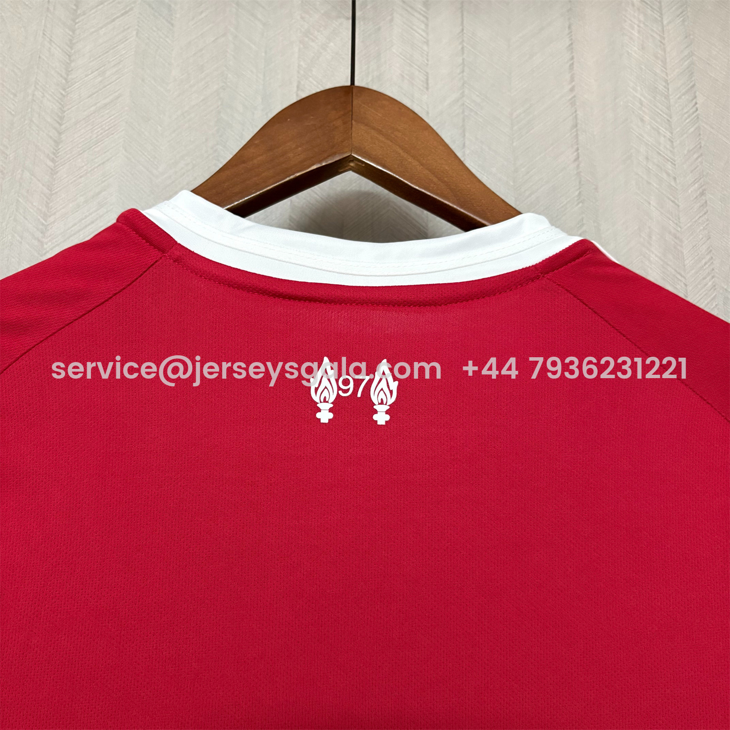 JerseysGala.com | Liver.pool 25-26 Home Long Sleeves Jersey - Fans Version -Customize Name, Number and Patch | Worldwide Shipping
