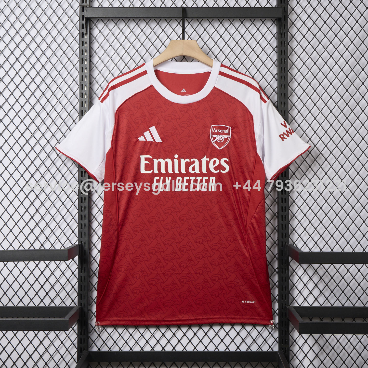 JerseysGala.com | Arsenal 25-26 Home Jersey - Fans Version -Customize Name, Number and Patch | Worldwide Shipping