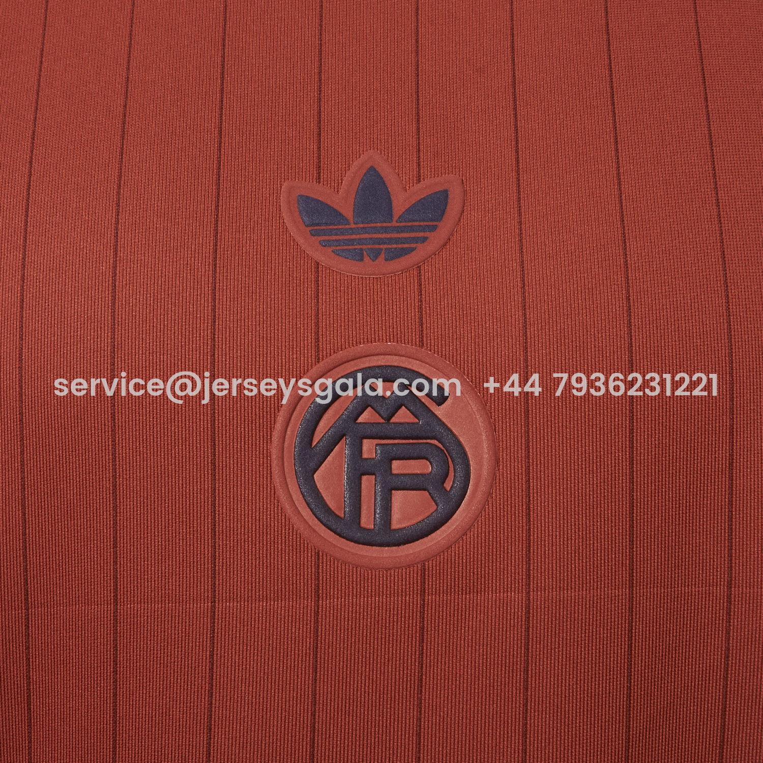 JerseysGala.com | Bayern Munich 25-26 Trefoil Red Travel Jersey - Player Version -Customize Name, Number and Patch | Worldwide Shipping
