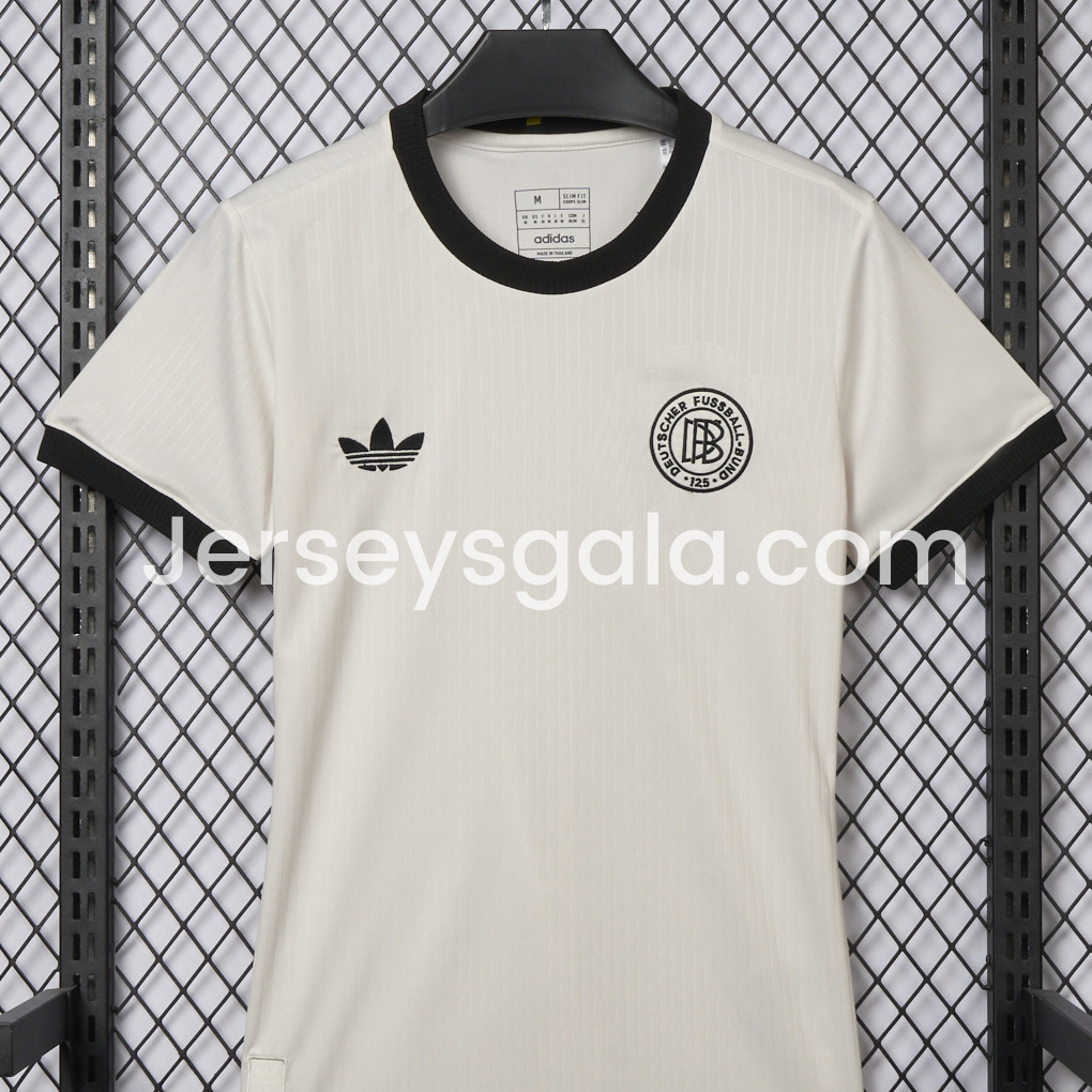 JerseysGala.com | Women's Germany 2025 125-Year Anniversary Commemorative Edition Jersey -Customize Name, Number and Patch | Worldwide Shipping