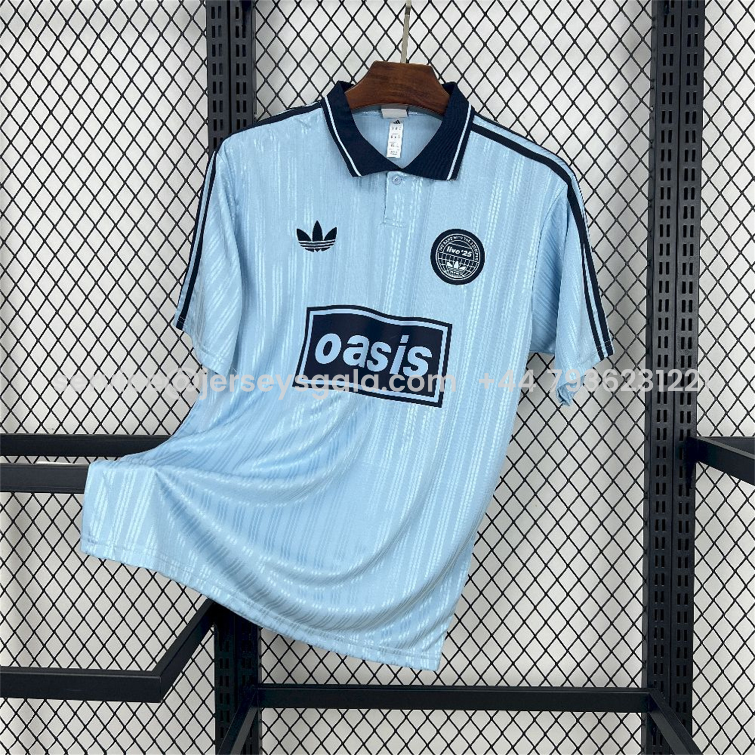 JerseysGala.com | Bohemian 25-26 Oasis Originals Tour Light Blue Jersey - Fans Version -Customize Name, Number and Patch | Worldwide Shipping