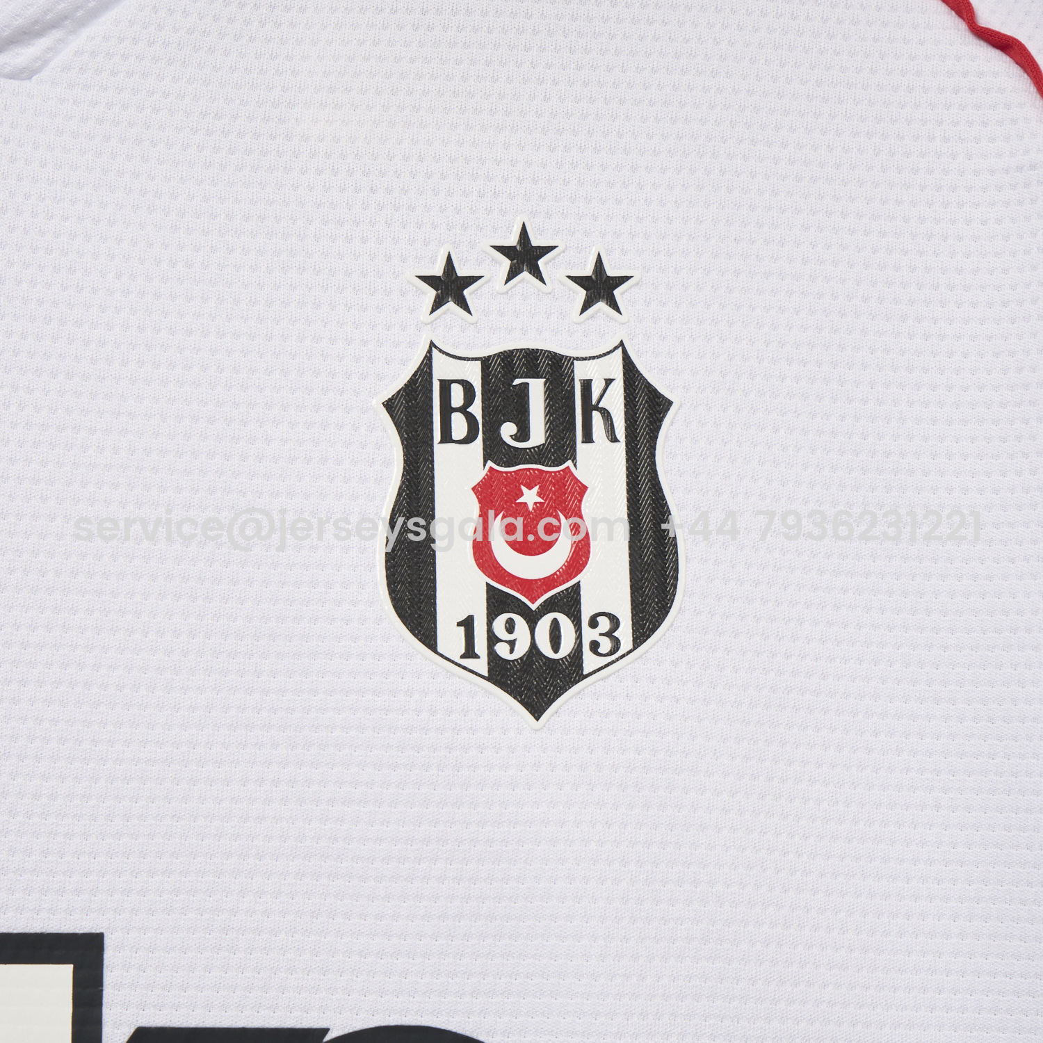 JerseysGala.com | Besiktas 25-26 Home Jersey - Fans Version -Customize Name, Number and Patch | Worldwide Shipping