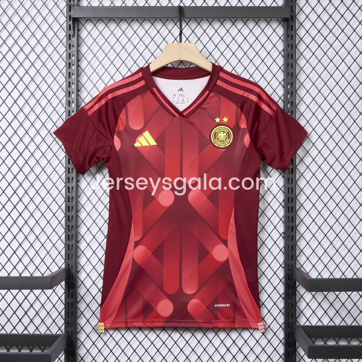JerseysGala.com | Women's Germany 2025 Women's Euro Away Jersey - Women's Fans Version -Customize Name, Number and Patch | Worldwide Shipping