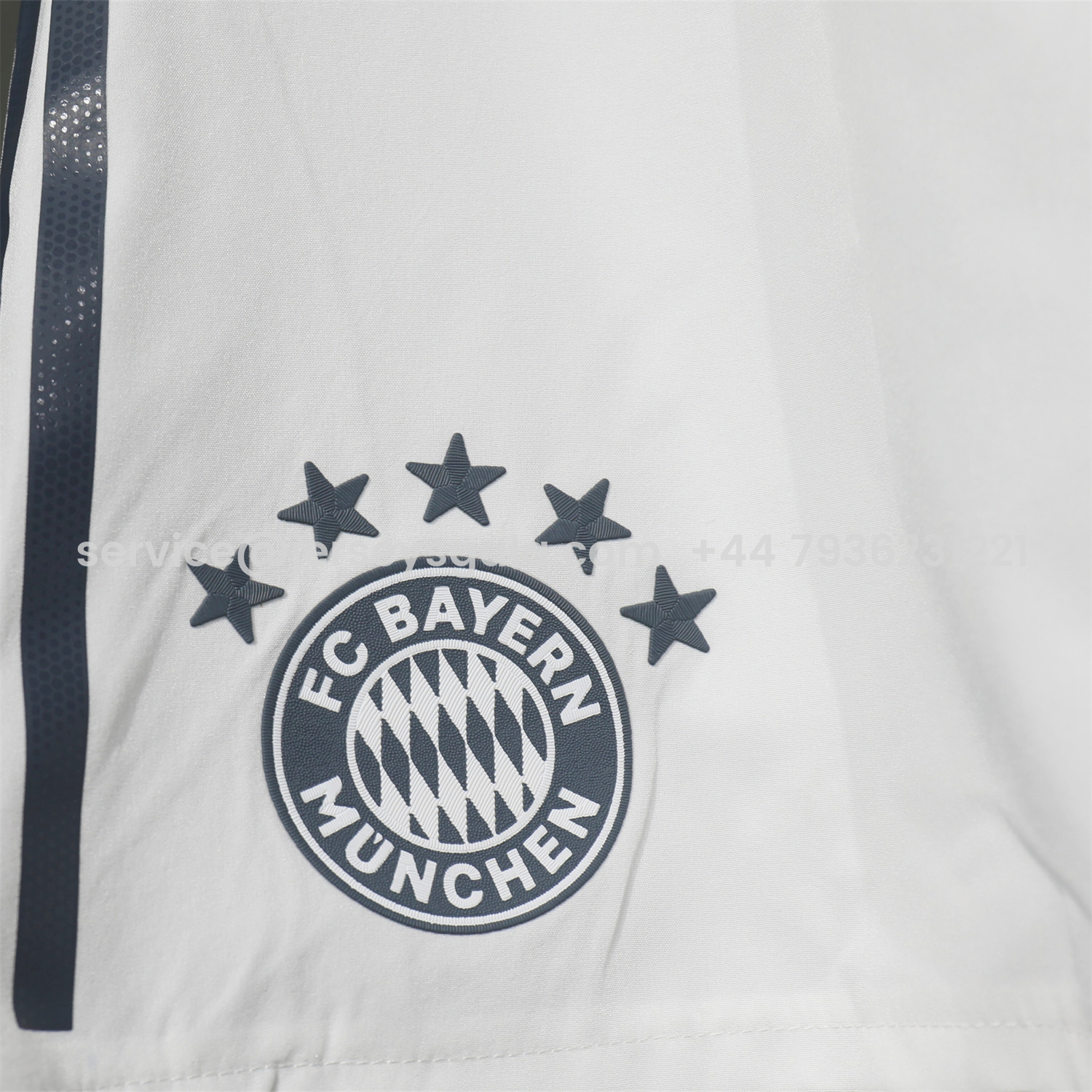 JerseysGala.com | Bayern Munich 25-26 Away White Shorts - Player Version -Customize Name, Number and Patch | Worldwide Shipping