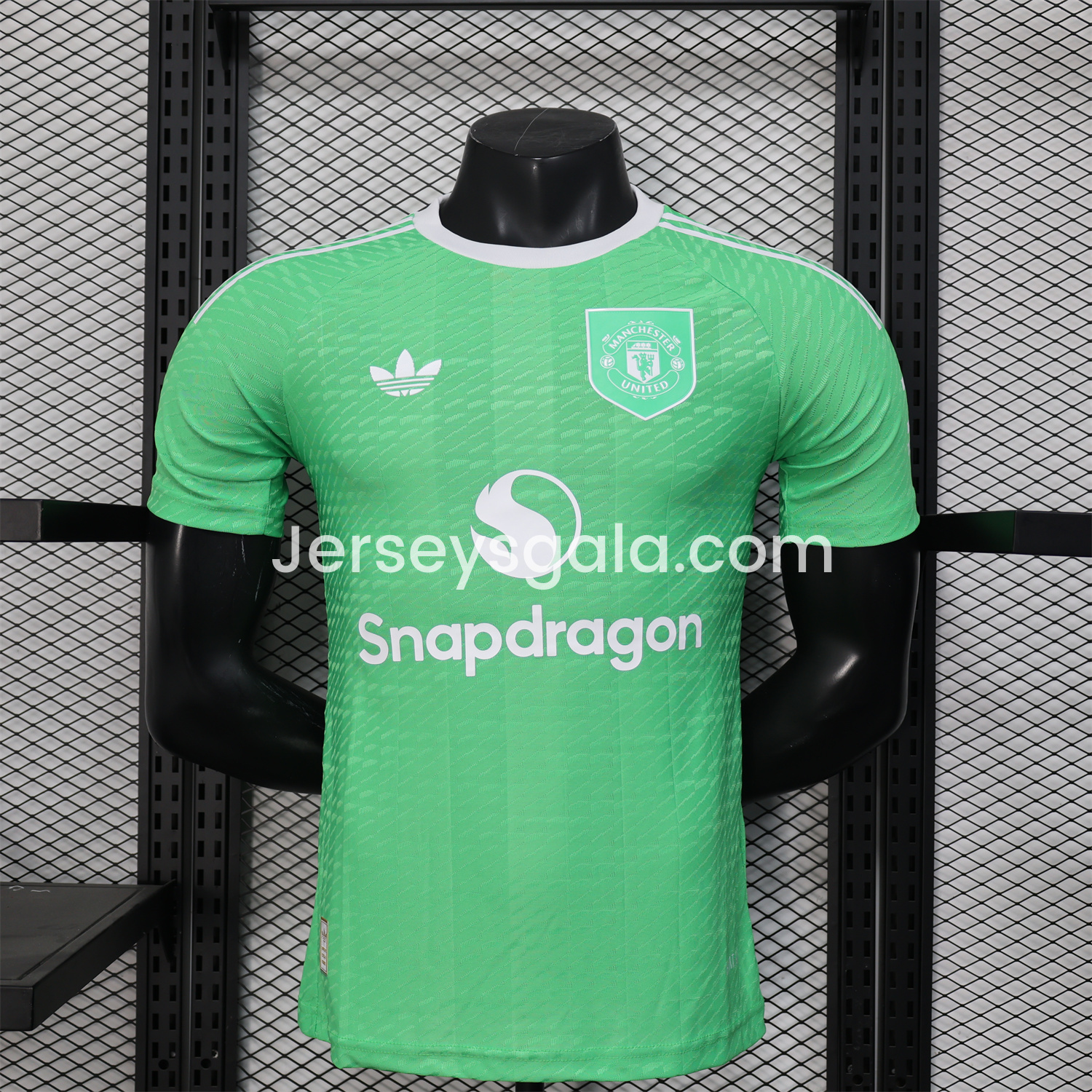 JerseysGala.com | Manchester United 25-26 Trefoil Green Goalkeeper Jersey - Player Version -Customize Name, Number and Patch | Worldwide Shipping