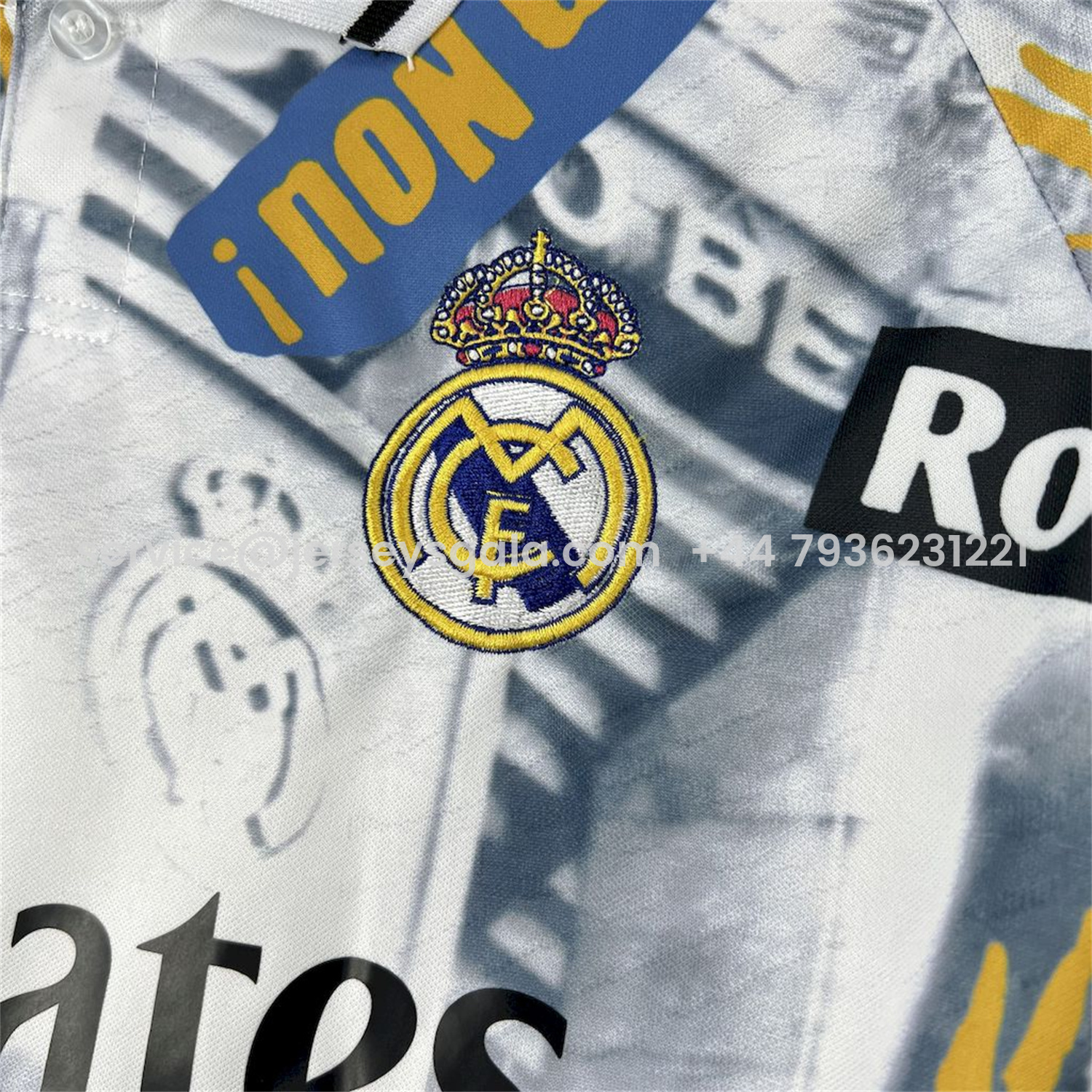 JerseysGala.com | Real Madrid 25-26 Capture Of Camp Nou POLO White Special Jersey - Fans Version -Customize Name, Number and Patch | Worldwide Shipping