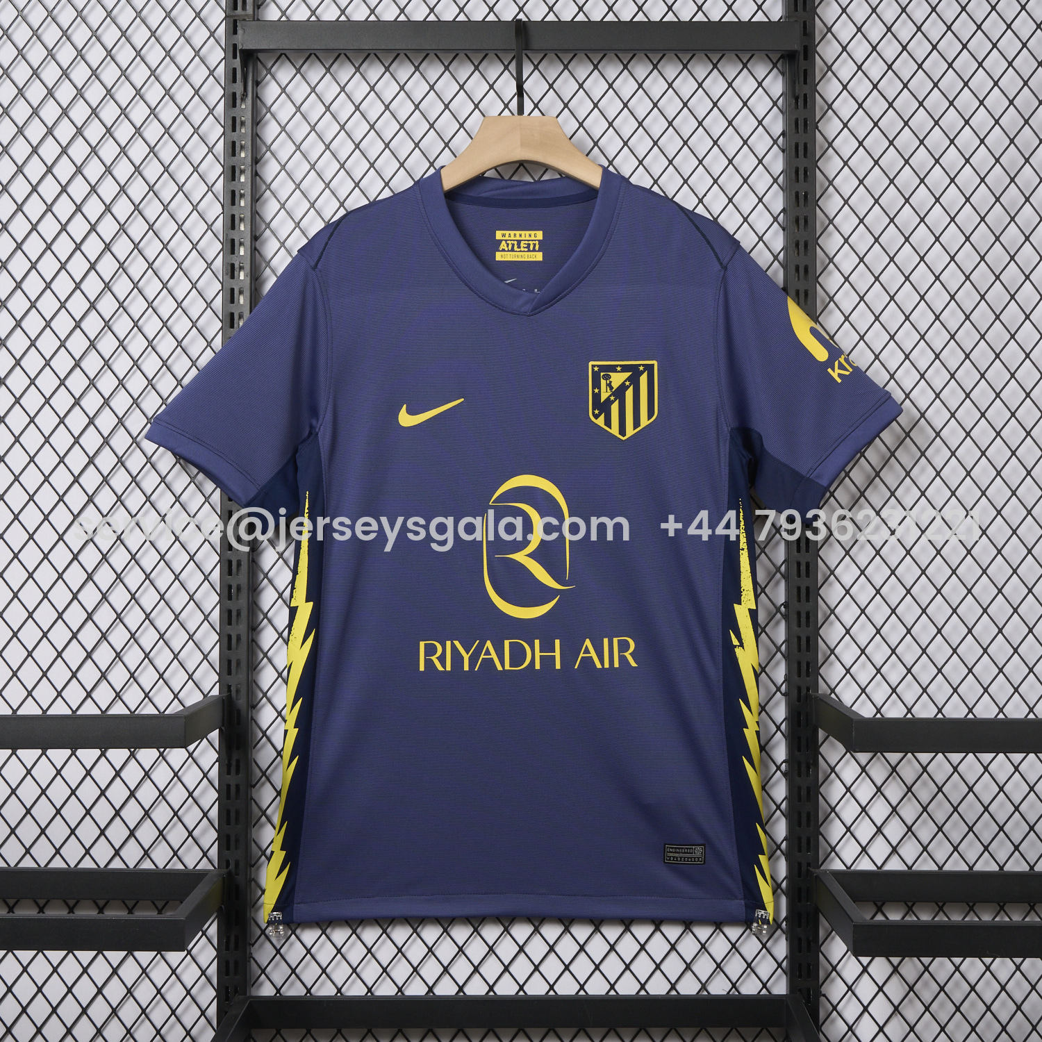 JerseysGala.com | Atlético Madrid 25-26 Away Jersey - Fans Version -Customize Name, Number and Patch | Worldwide Shipping