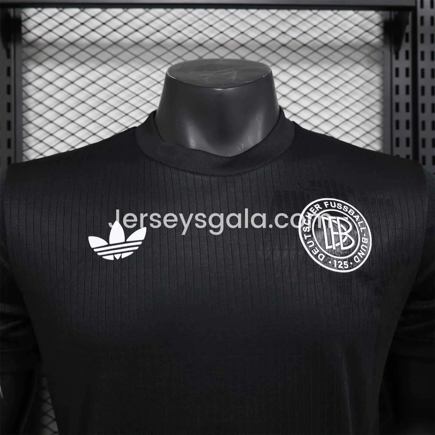JerseysGala.com | Germany 2025 Black 125-Year Anniversary Commemorative Edition Jersey - Player Version -Customize Name, Number and Patch | Worldwide Shipping
