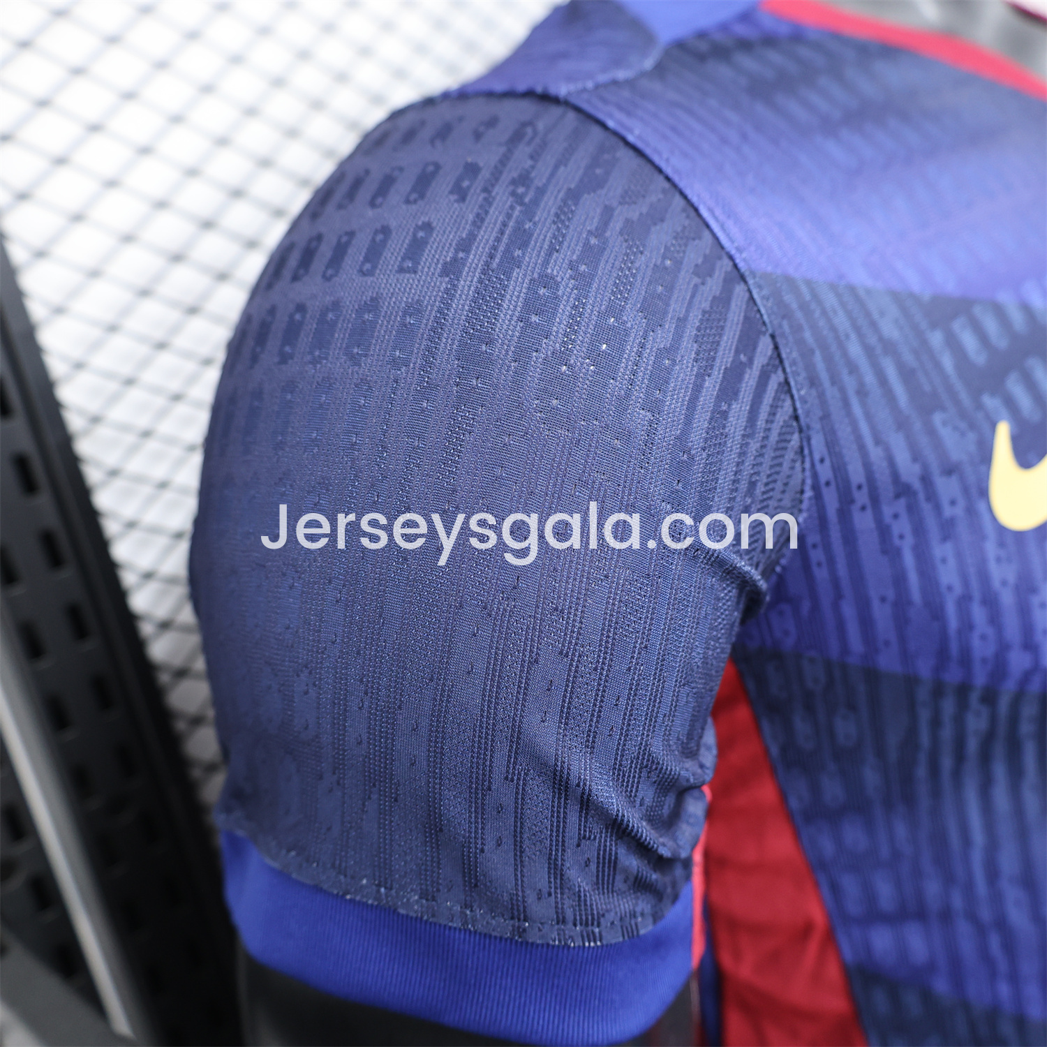 JerseysGala.com | Barcelona 25-26 Red Diagonal Special Blue Jersey - Player Version -Customize Name, Number and Patch | Worldwide Shipping