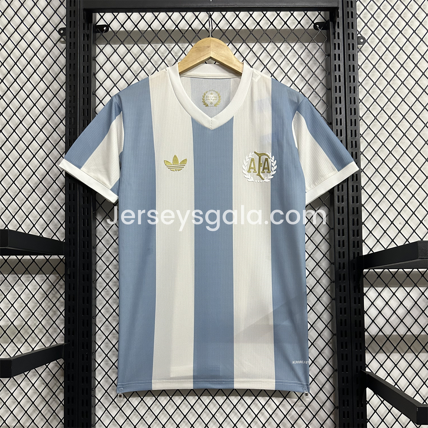 JerseysGala.com | Argentina 24-25 Adi 50 Years Anniversary Jersey - Fans Version -Customize Name, Number and Patch | Worldwide Shipping