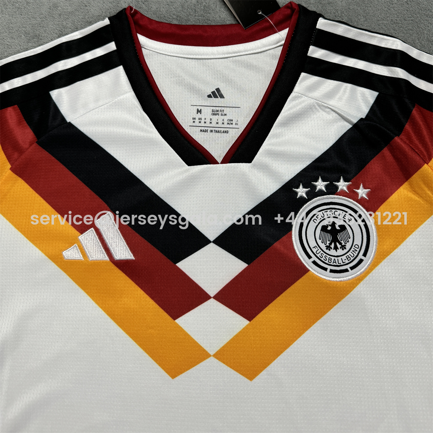 JerseysGala.com | Women's Germany 25-26 Home (Informal-release Version) Jersey -Customize Name, Number and Patch | Worldwide Shipping