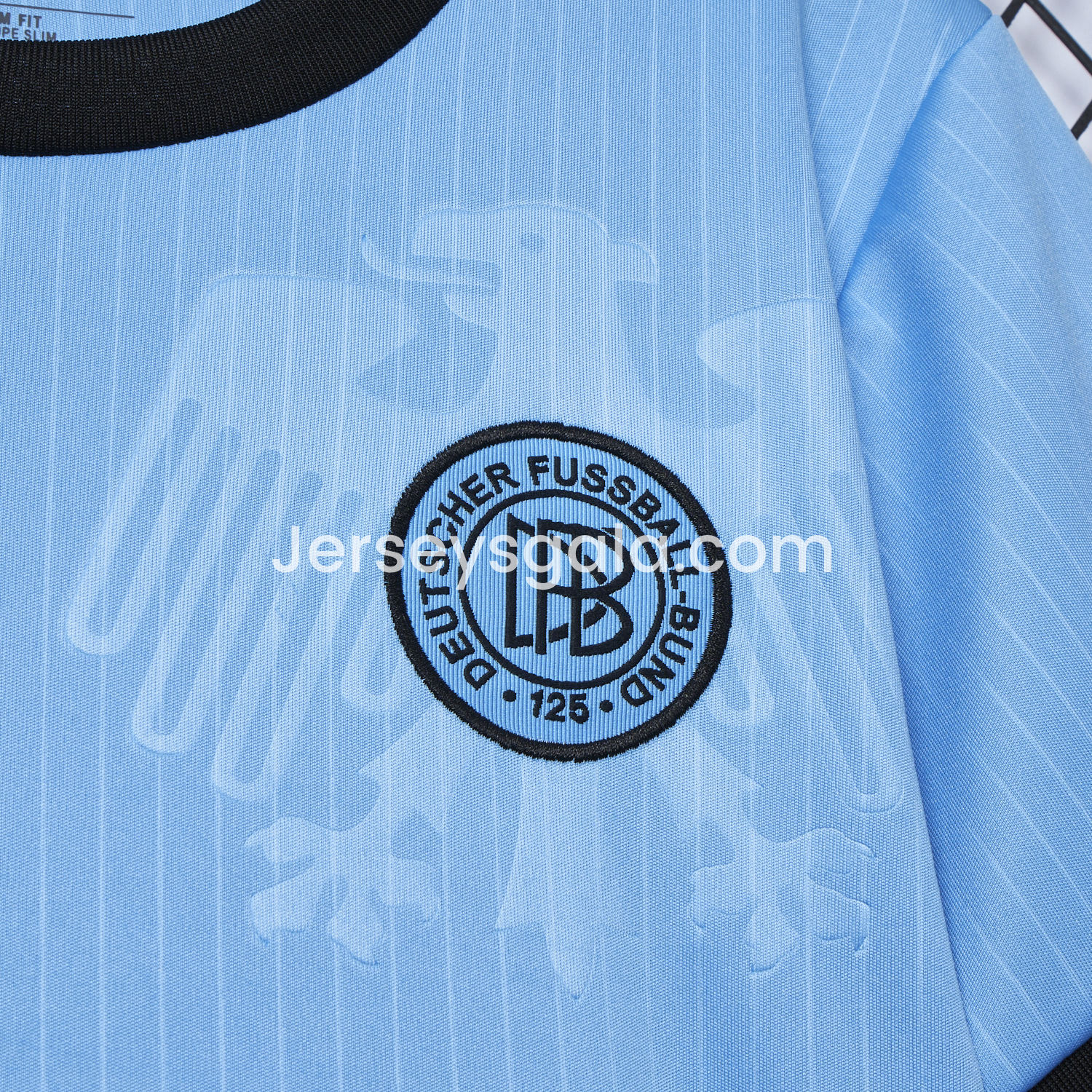 JerseysGala.com | Germany 2025 125-Year Anniversary Blue Goalkeeper Kids Kit -Customize Name, Number and Patch | Worldwide Shipping
