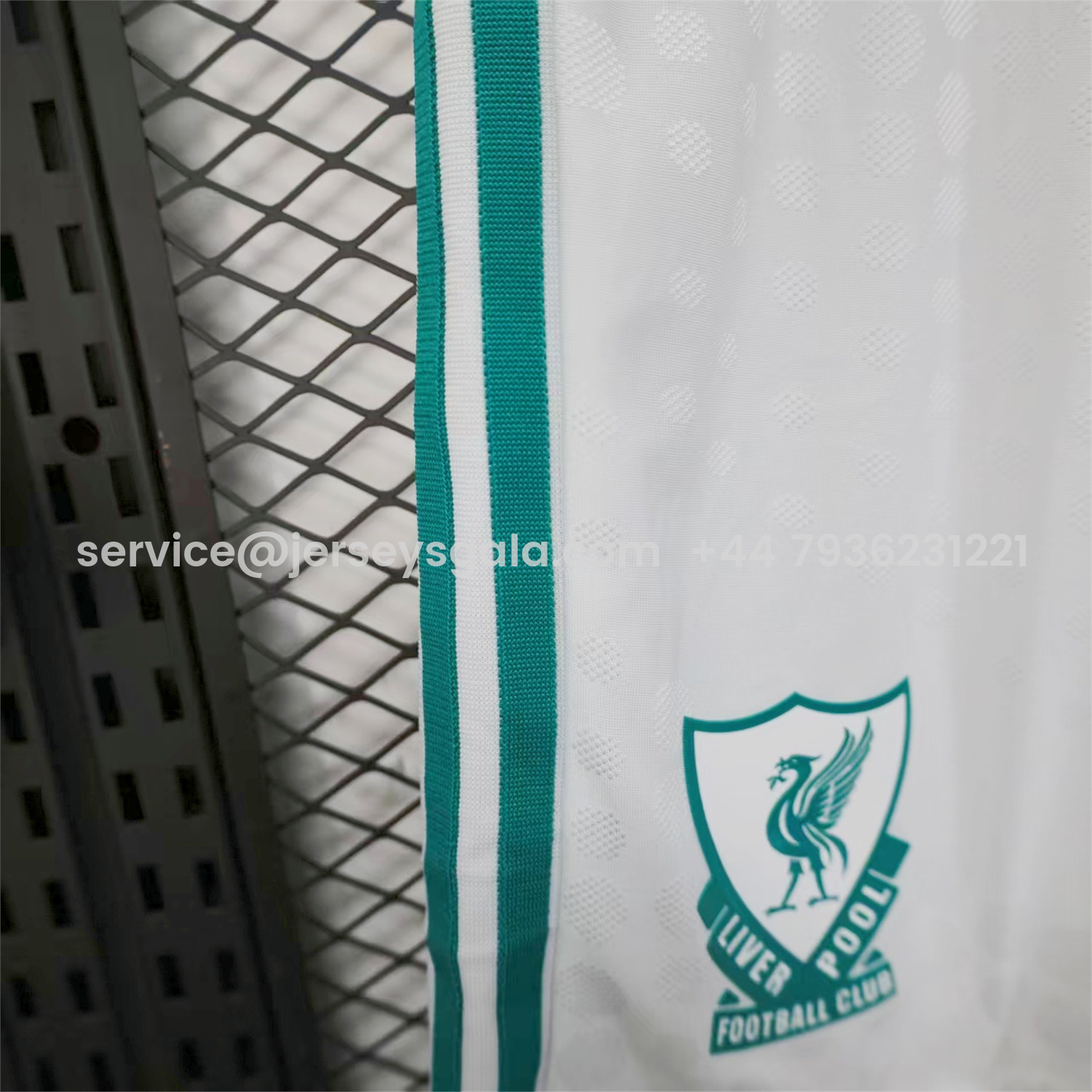 JerseysGala.com | Liver.pool 25-26 Third White Shorts - Player Version -Customize Name, Number and Patch | Worldwide Shipping