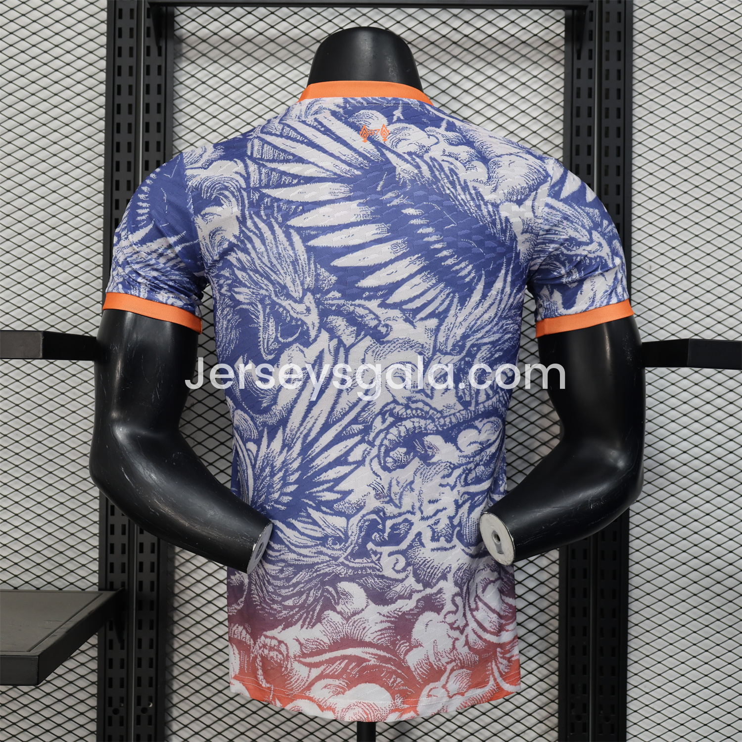 JerseysGala.com | Liver.pool 25-26 Orange and Blue Liver.pool Bird Special Edition Jersey - Player Version -Customize Name, Number and Patch | Worldwide Shipping