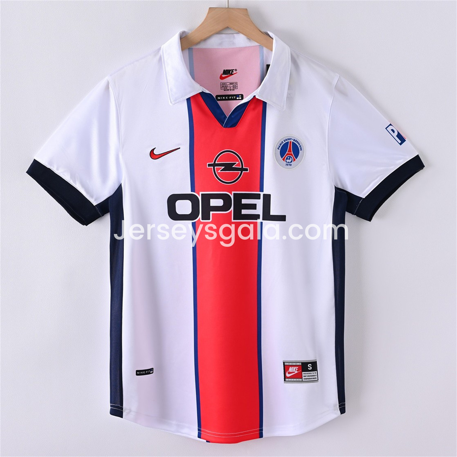 JerseysGala.com | Retro Paris Saint-Germain PSG 1998-99 Away Jersey -Customize Name, Number and Patch | Worldwide Shipping