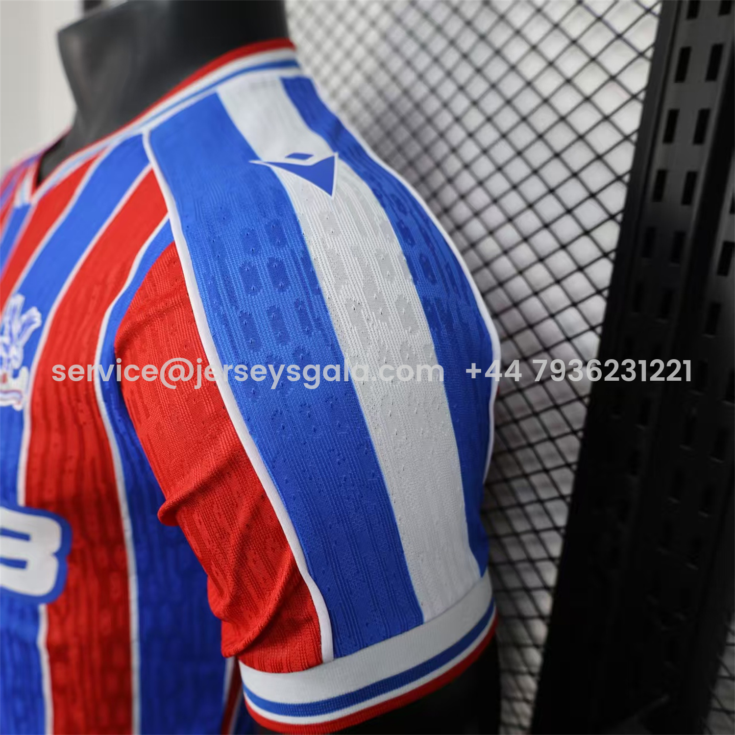 JerseysGala.com | Crystal Palace 25-26 Home Jersey - Player Version -Customize Name, Number and Patch | Worldwide Shipping