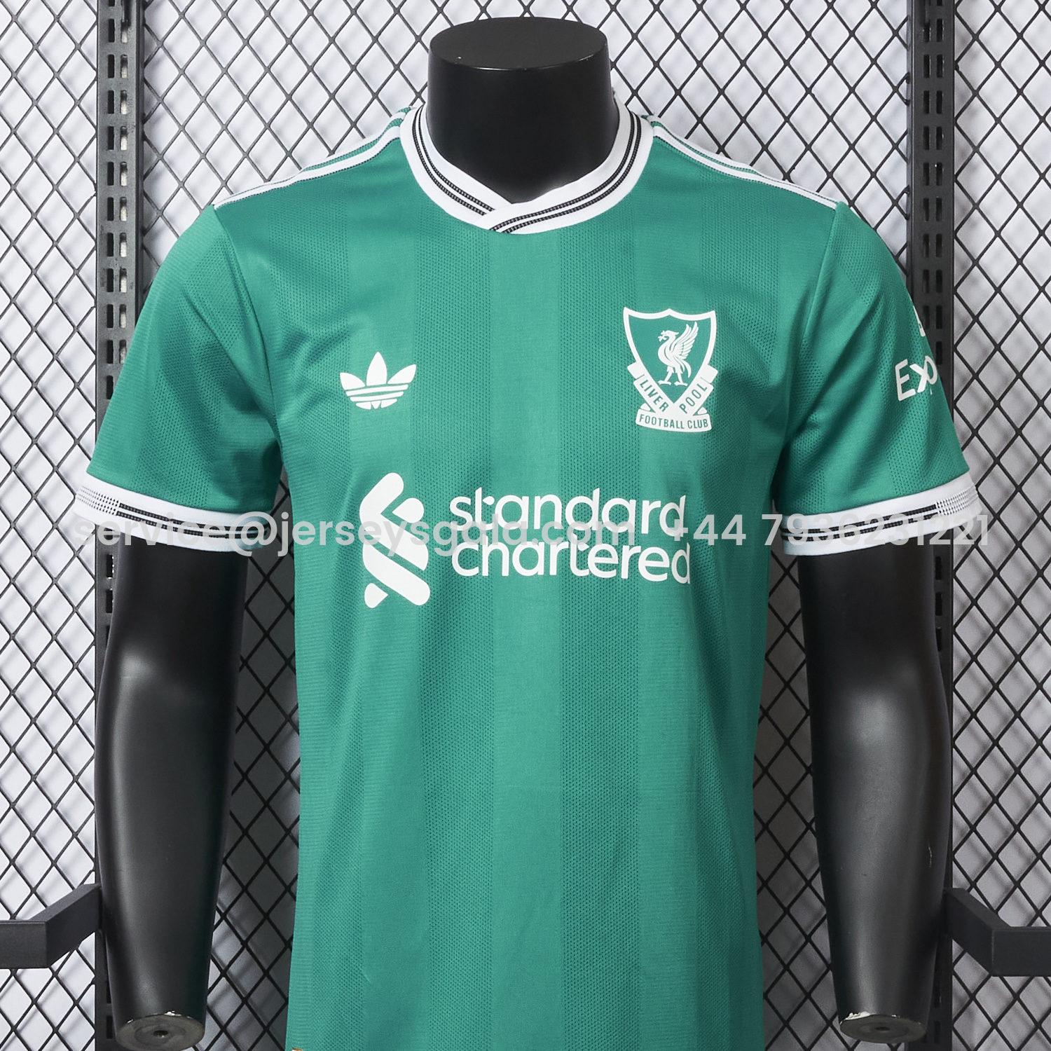 JerseysGala.com | Liver.pool 25-26 Third Green Jersey - Player Version -Customize Name, Number and Patch | Worldwide Shipping