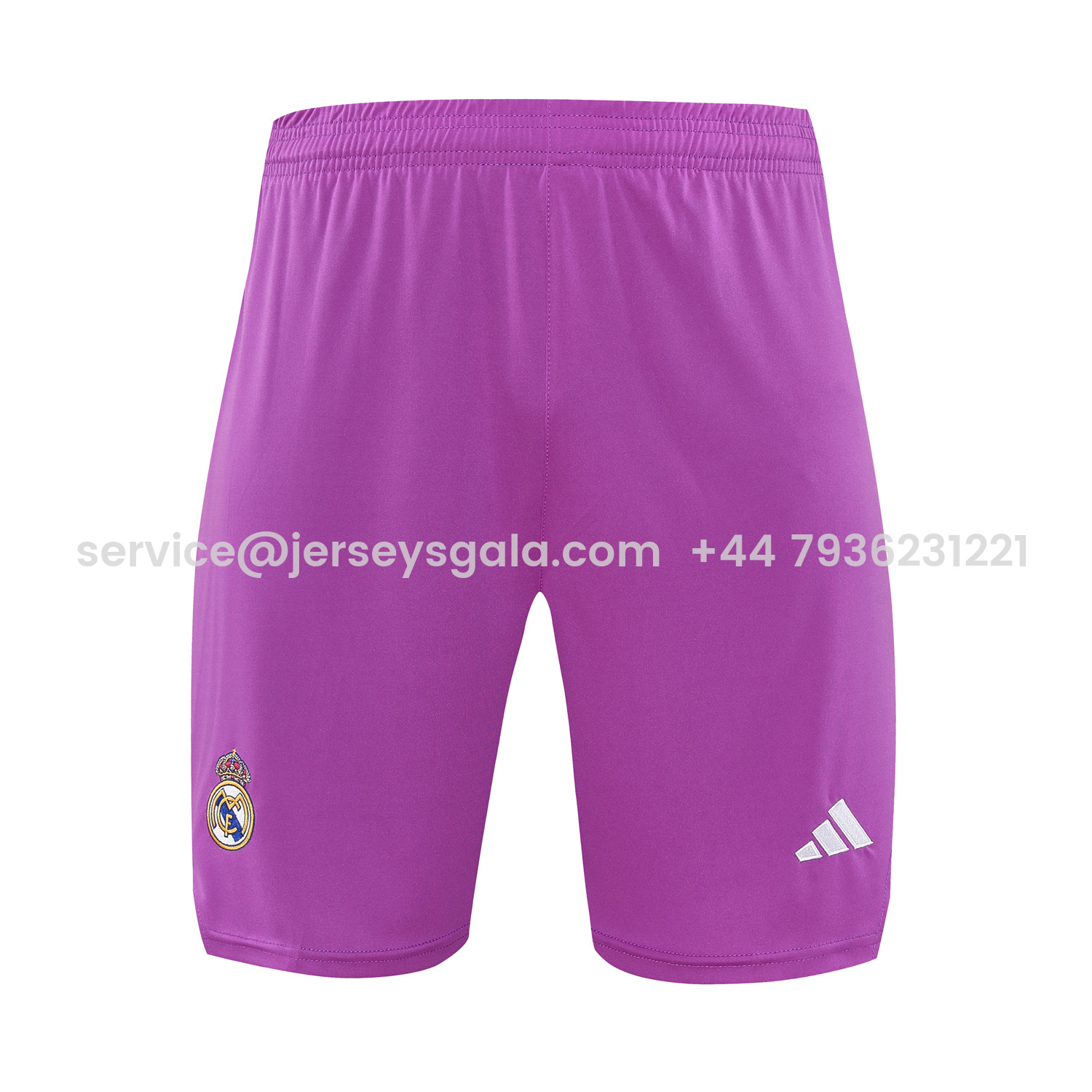 JerseysGala.com | Real Madrid 25-26 Longt-Sleeve Training Set - Purple Top & Purple Shorts -Customize Name, Number and Patch | Worldwide Shipping
