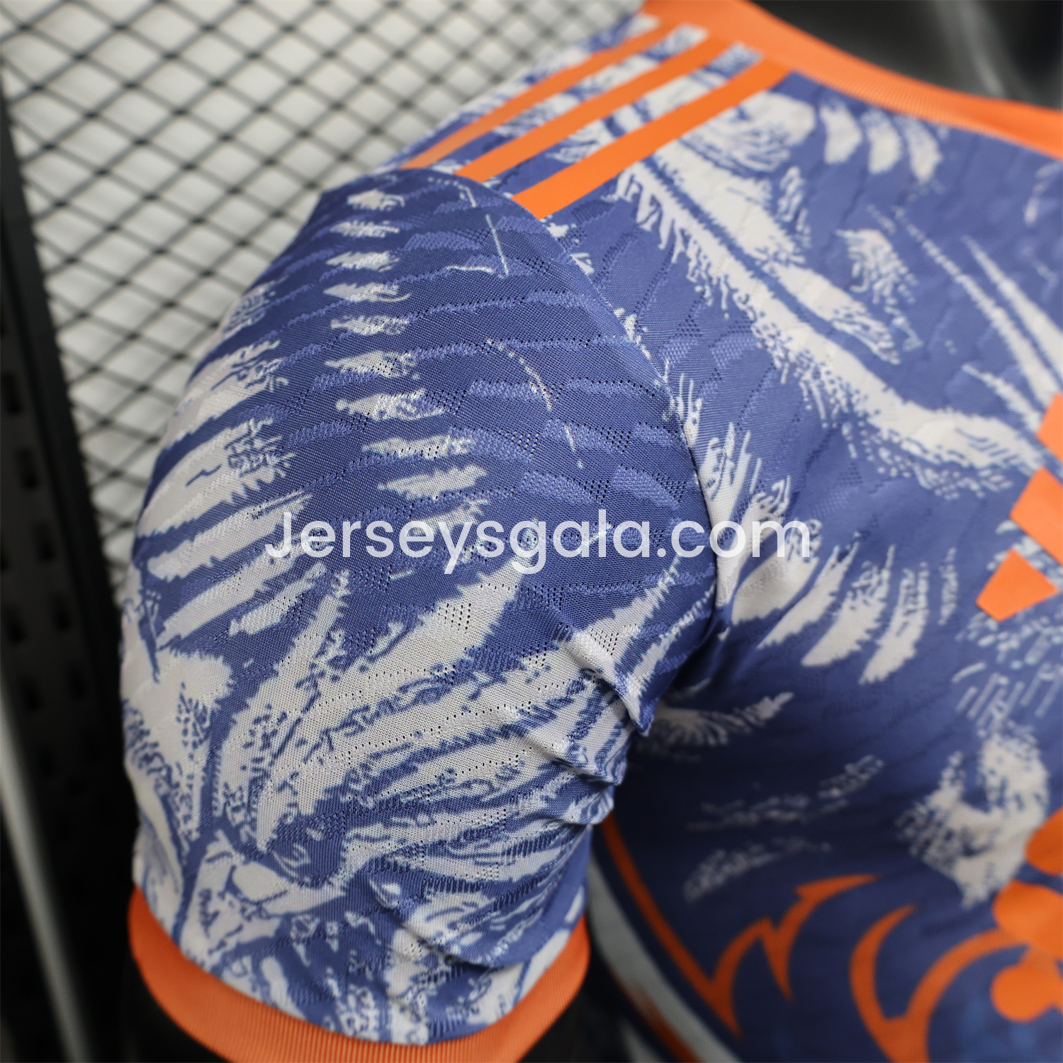 JerseysGala.com | Liver.pool 25-26 Orange and Blue Liver.pool Bird Special Edition Jersey - Player Version -Customize Name, Number and Patch | Worldwide Shipping