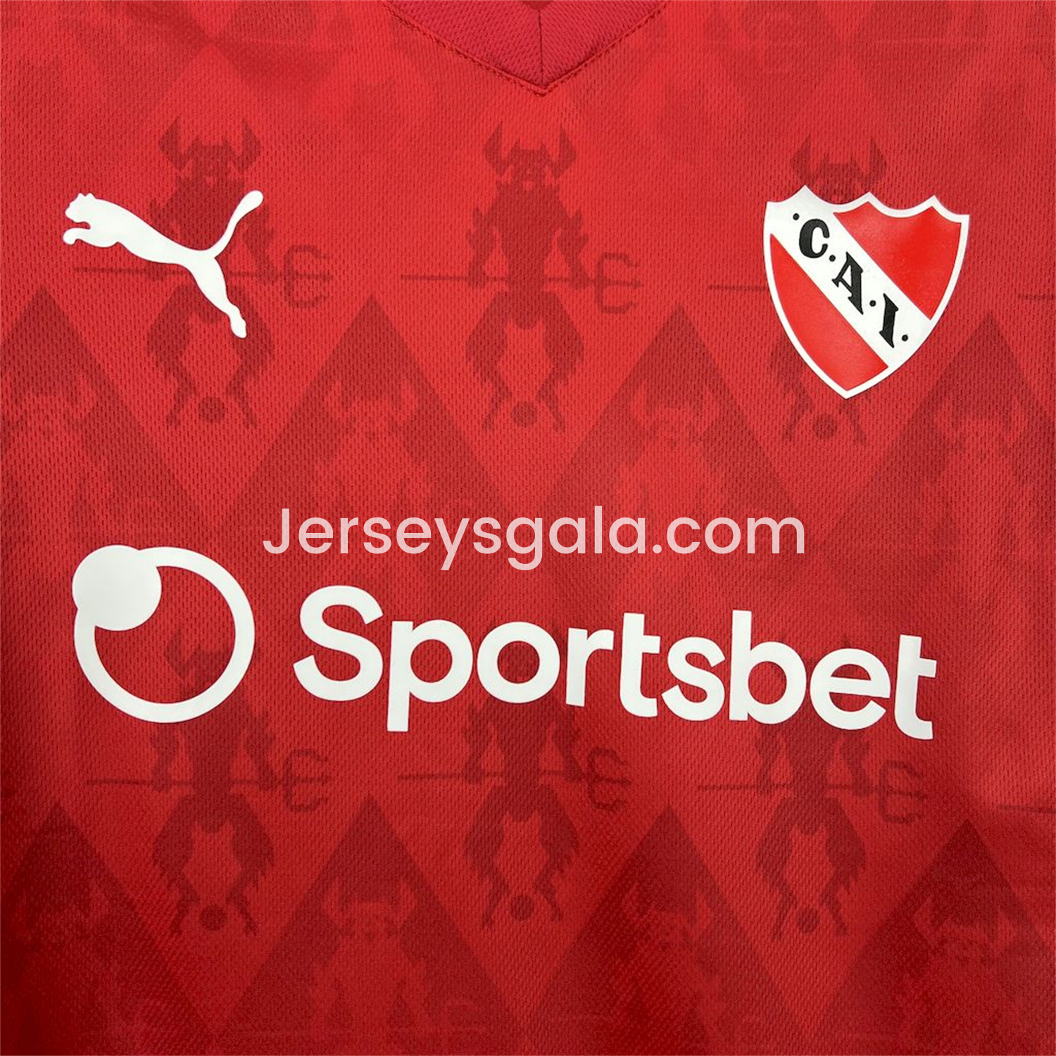 JerseysGala.com | CA Independiente 25-26 Home Jersey - Fans Version -Customize Name, Number and Patch | Worldwide Shipping