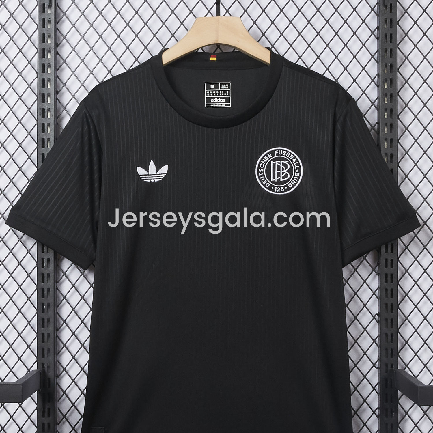 JerseysGala.com | Germany 2025 Black 125-Year Anniversary Commemorative Edition Jersey - Fans Version -Customize Name, Number and Patch | Worldwide Shipping