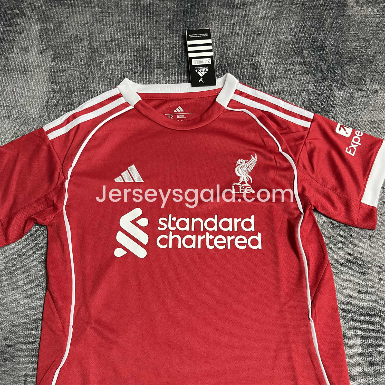 JerseysGala.com | Liver.pool 25-26 Home Kids Kit -Customize Name, Number and Patch | Worldwide Shipping