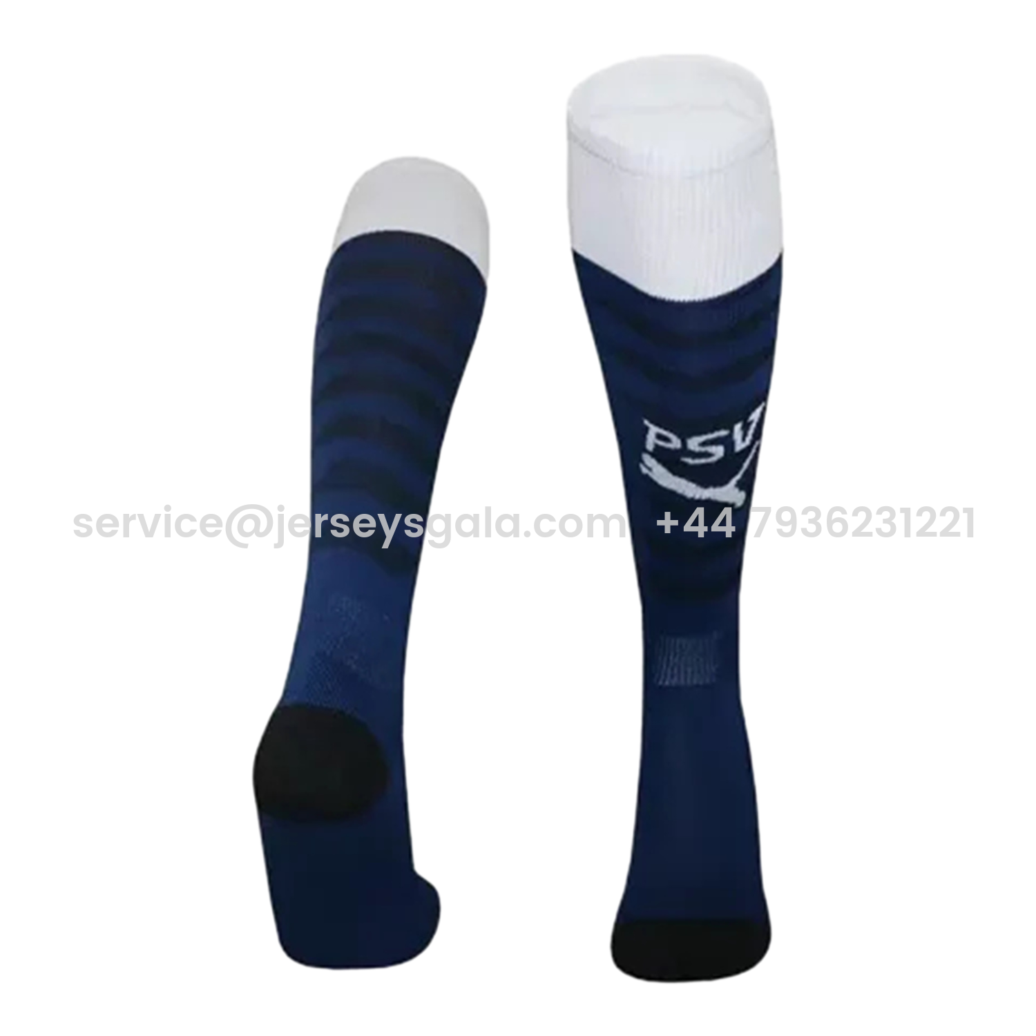 JerseysGala.com | PSV Eindhoven 25-26 Away Socks - Black -Customize Name, Number and Patch | Worldwide Shipping