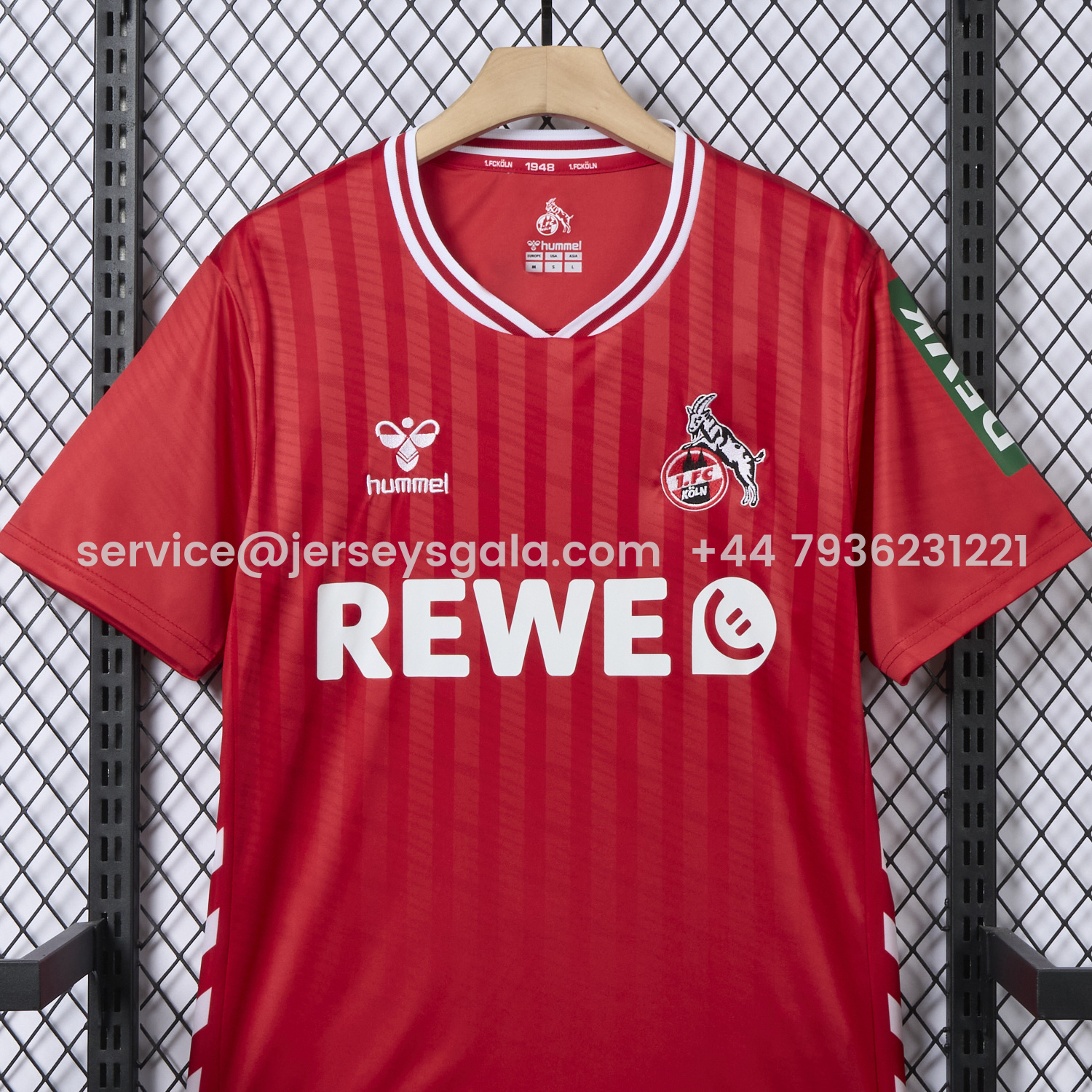 JerseysGala.com | K-O-L-N 25-26 Away Red Jersey - Fans Version -Customize Name, Number and Patch | Worldwide Shipping