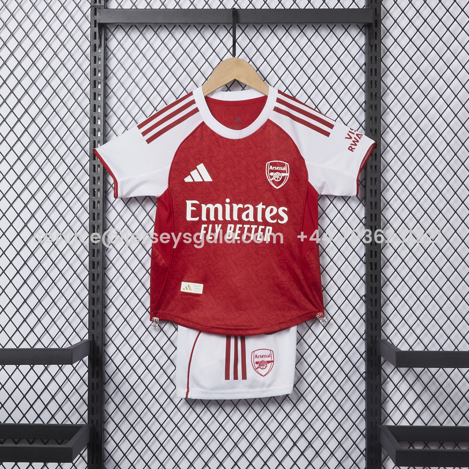 JerseysGala.com | Arsenal 25-26 Home Kids Kit - Player Version -Customize Name, Number and Patch | Worldwide Shipping