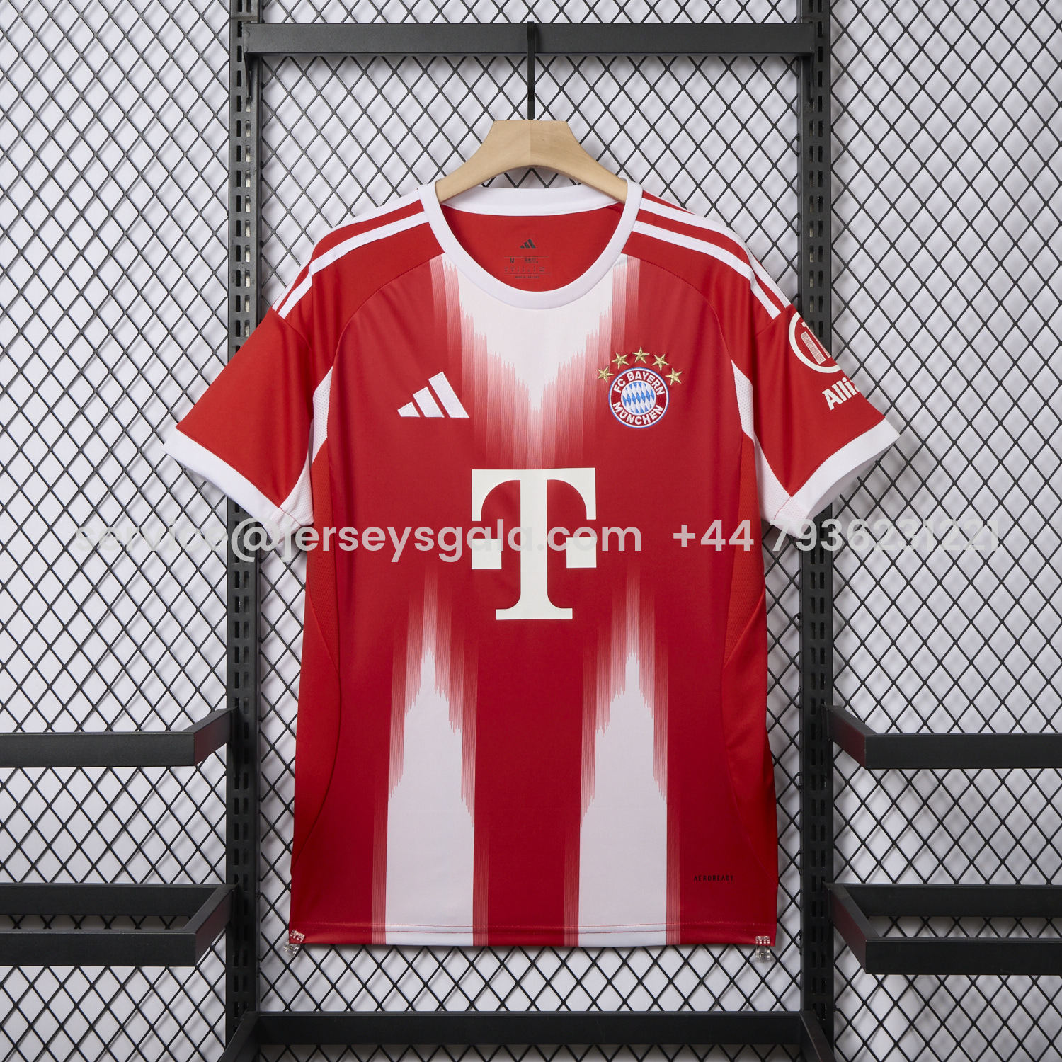 JerseysGala.com | Bayern Munich 25-26 Home Red Jersey - Fans Version -Customize Name, Number and Patch | Worldwide Shipping