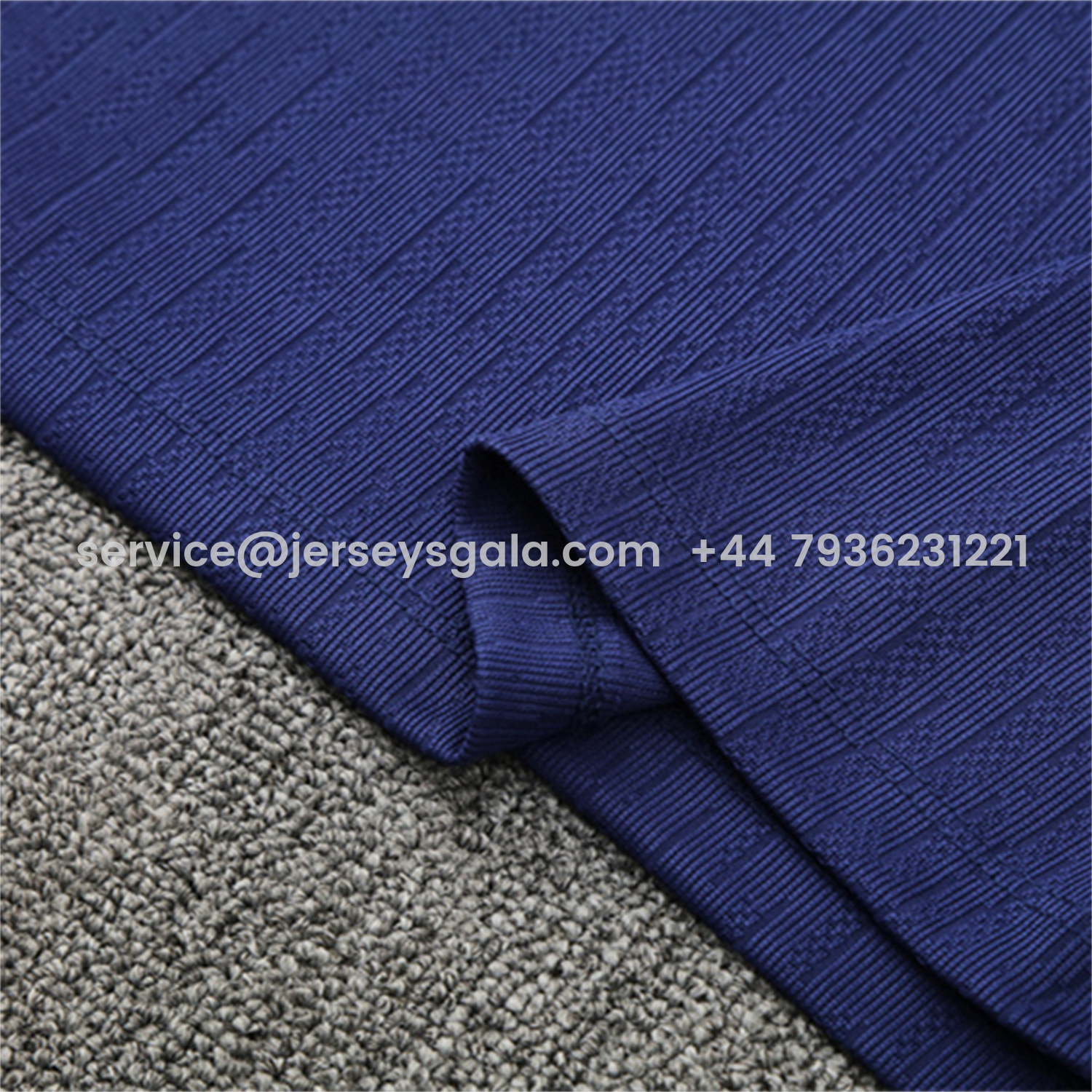 JerseysGala.com | Barcelona 25-26 Kids Long Sleeve Training Set - Royal Blue Top Yellow Sponsor & Royal Blue Pants -Customize Name, Number and Patch | Worldwide Shipping