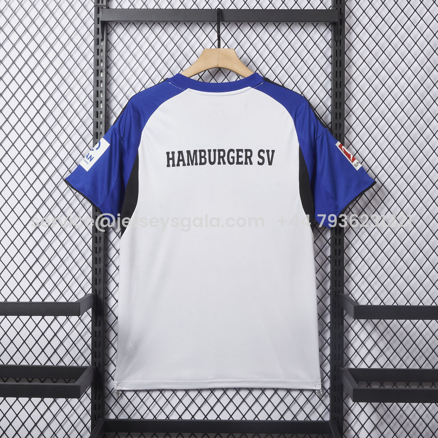 JerseysGala.com | Hamburger SV 25-26 Blue And White Home Jersey - Fans Version -Customize Name, Number and Patch | Worldwide Shipping