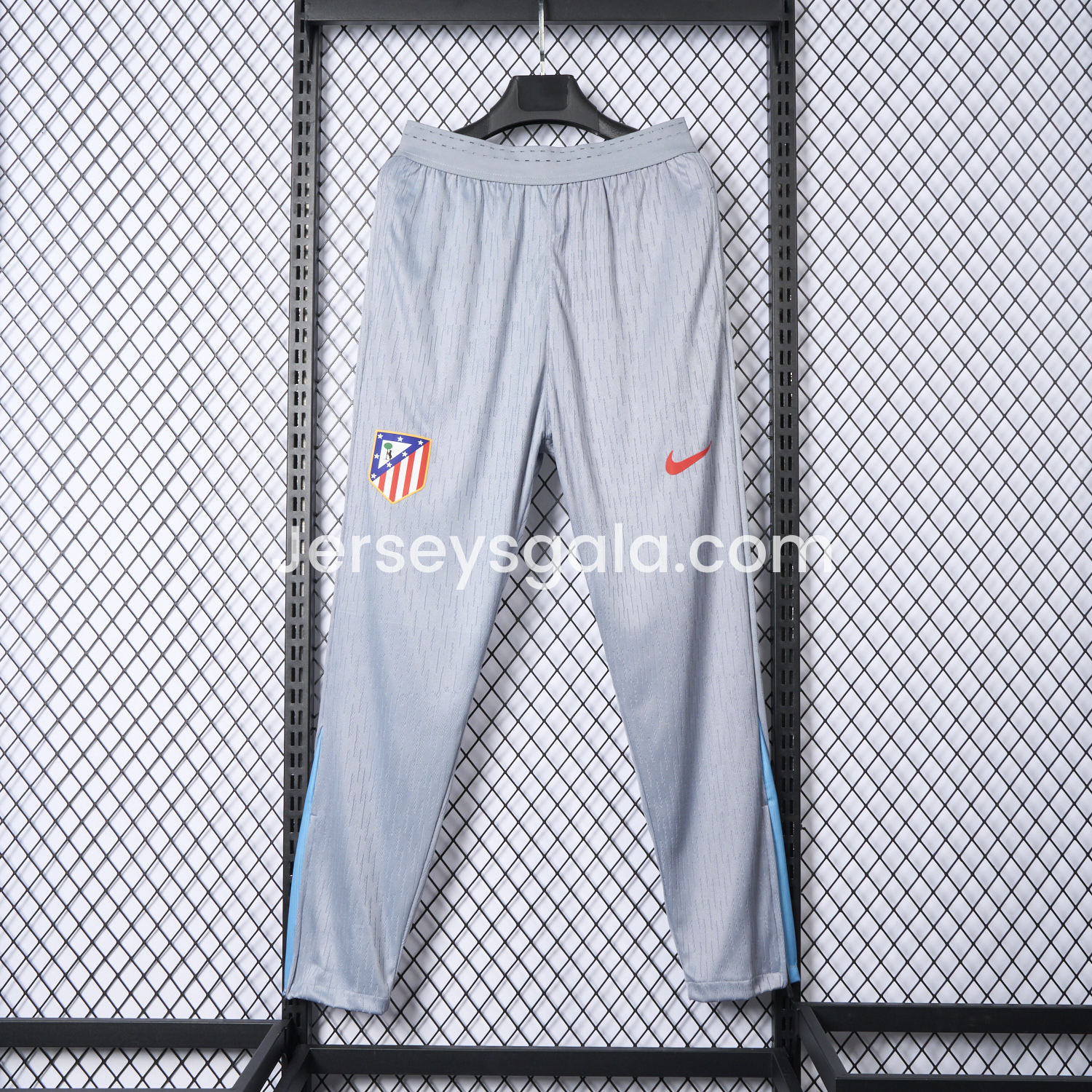 JerseysGala.com | Atletico Madrid 24-25 Light Grey Training Pants - Player Version -Customize Name, Number and Patch | Worldwide Shipping
