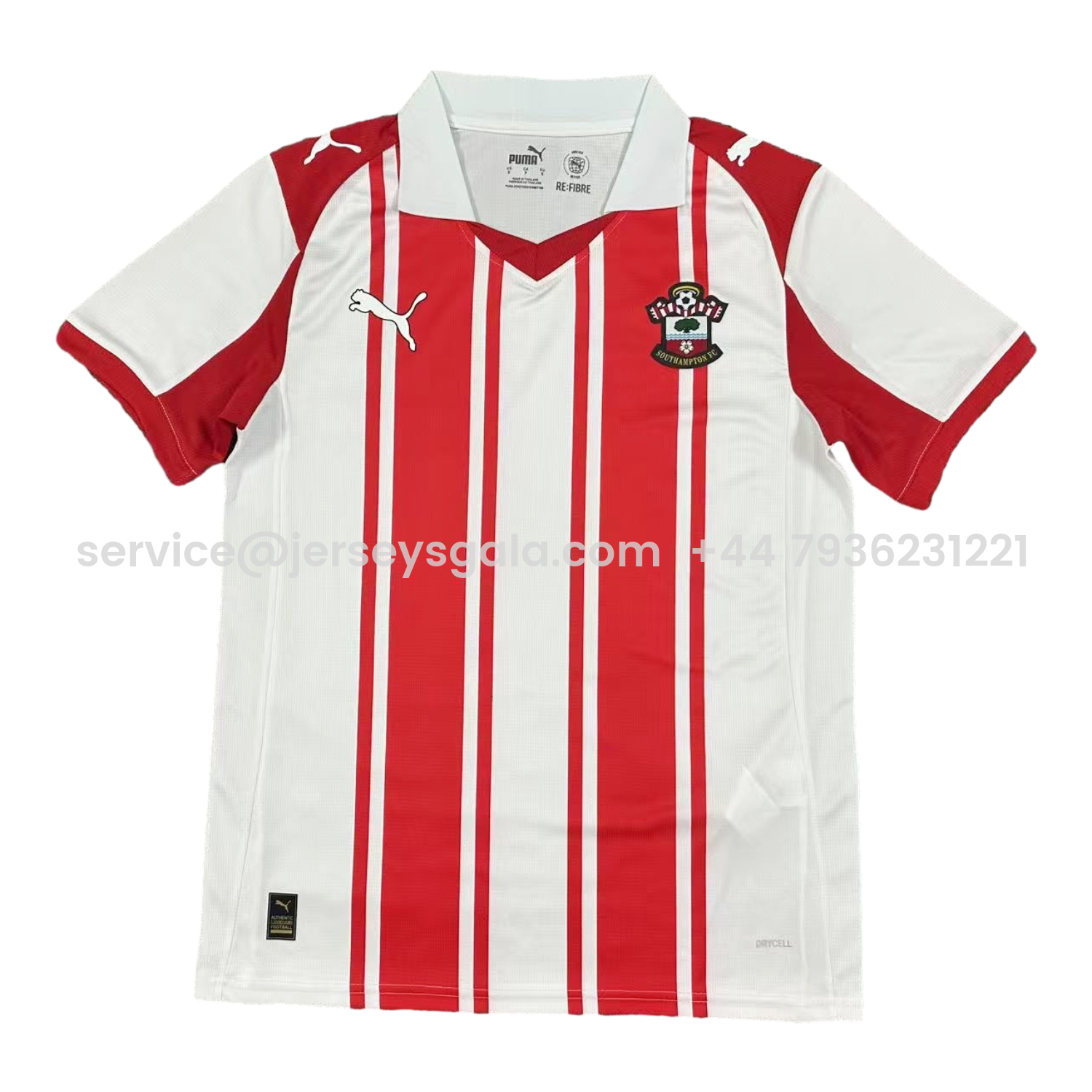 JerseysGala.com | Southampton 25-26 Home Jersey - Fans Version -Customize Name, Number and Patch | Worldwide Shipping