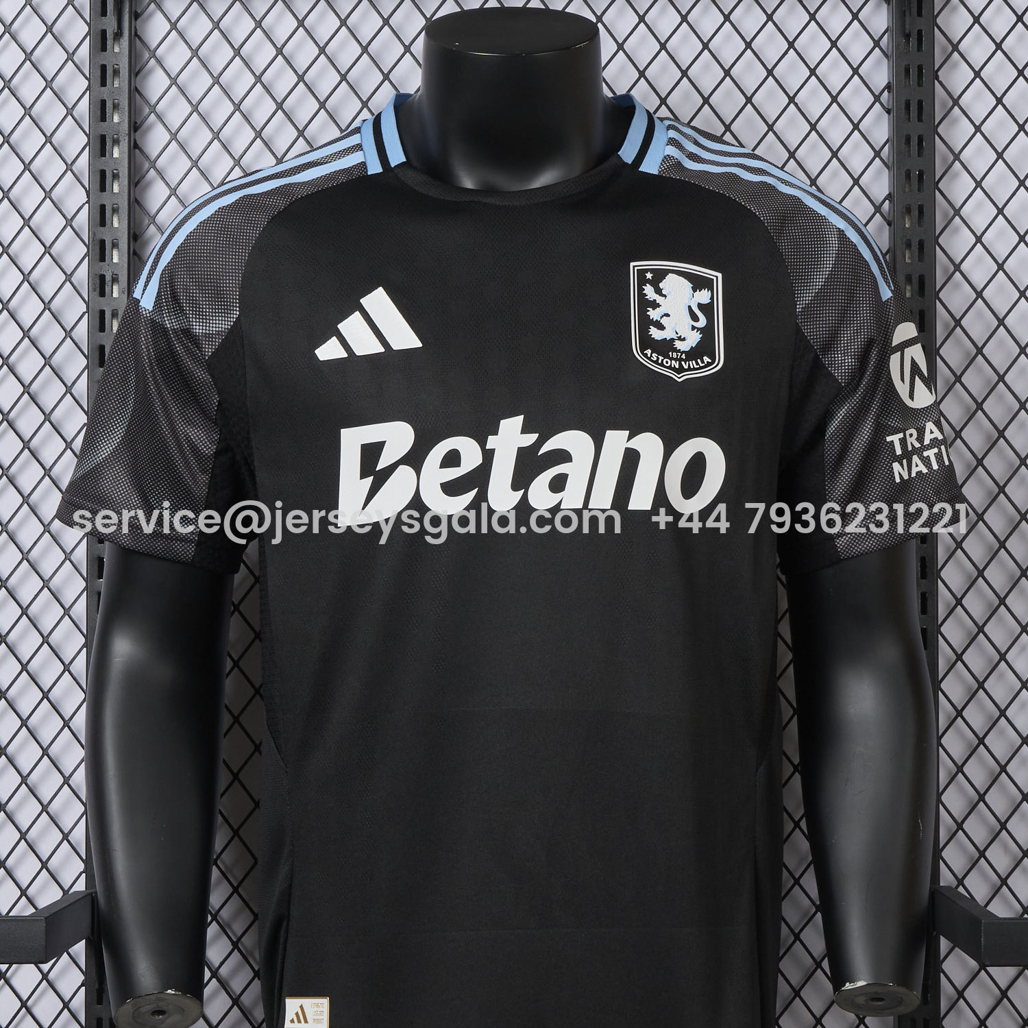 JerseysGala.com | Aston Villa 25-26 Away Jersey - Player Version -Customize Name, Number and Patch | Worldwide Shipping