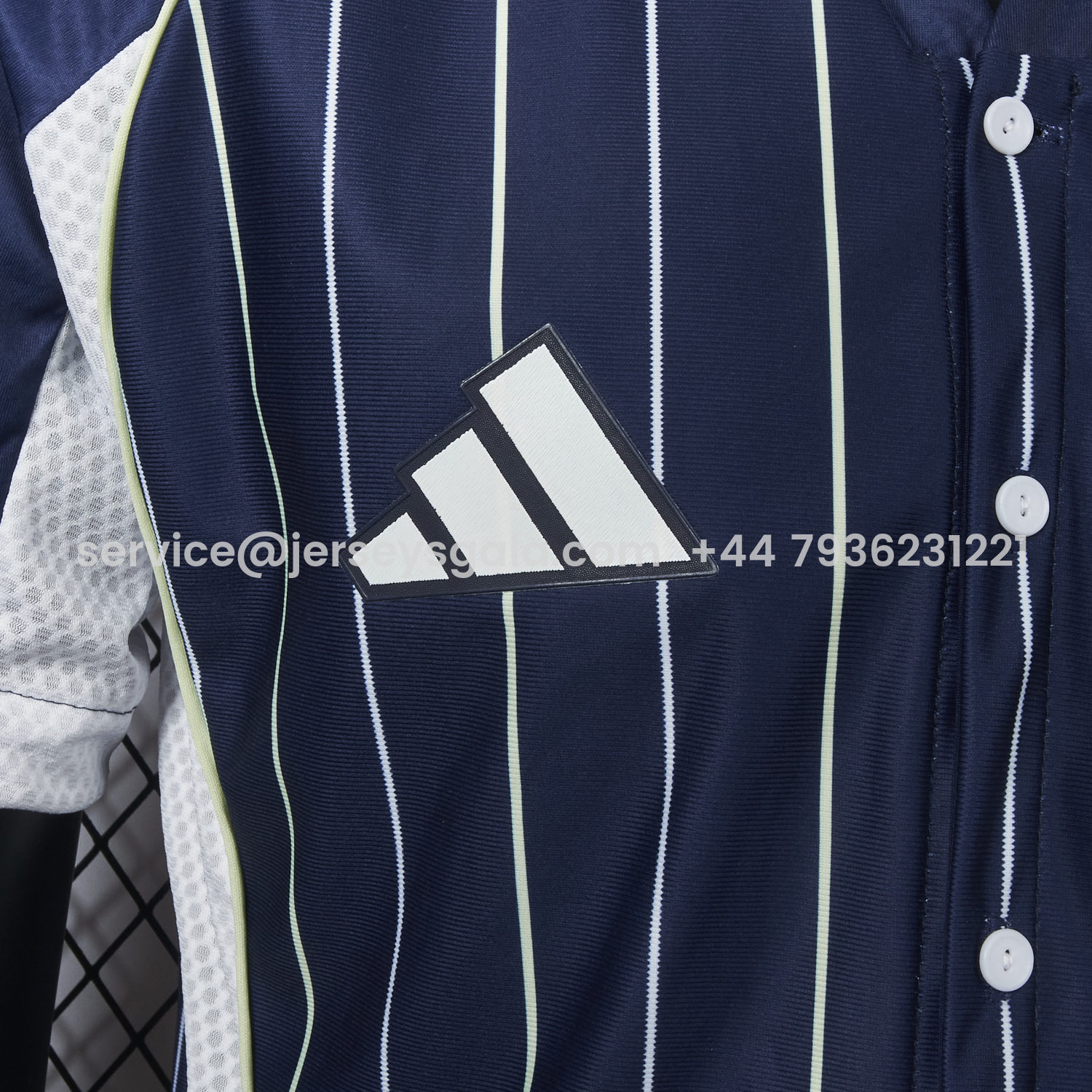 JerseysGala.com | Real Madrid 25-26 Deep Blue Baseball Jersey - Player Version -Customize Name, Number and Patch | Worldwide Shipping