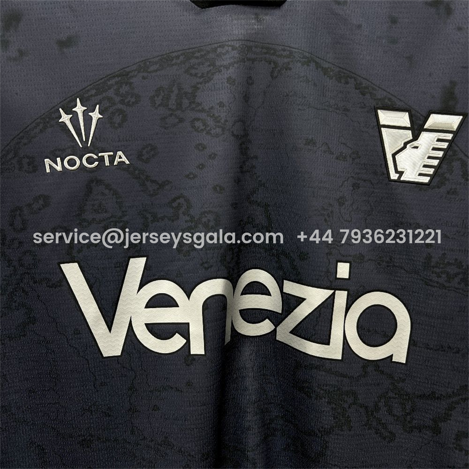 JerseysGala.com | Venezia FC 25-26 Home Venezia Chest Sponsor Jersey - Fans Version -Customize Name, Number and Patch | Worldwide Shipping