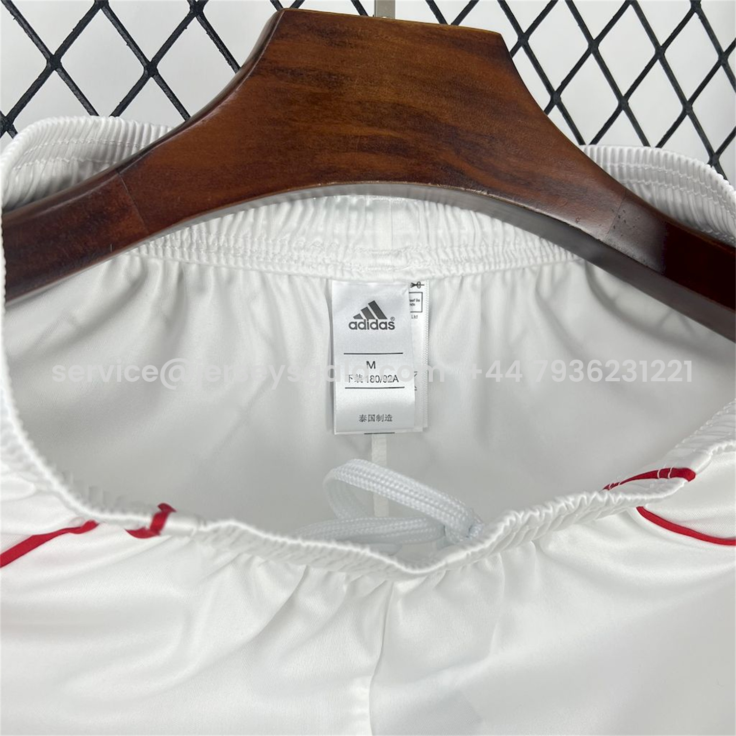 JerseysGala.com | Arsenal 25-26 Home White Shorts - Fans Version -Customize Name, Number and Patch | Worldwide Shipping
