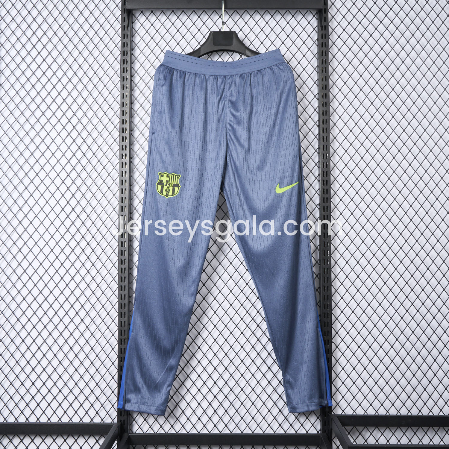 JerseysGala.com | Barcelona 25-26 Blue-Grey Training Pants - Player Version -Customize Name, Number and Patch | Worldwide Shipping