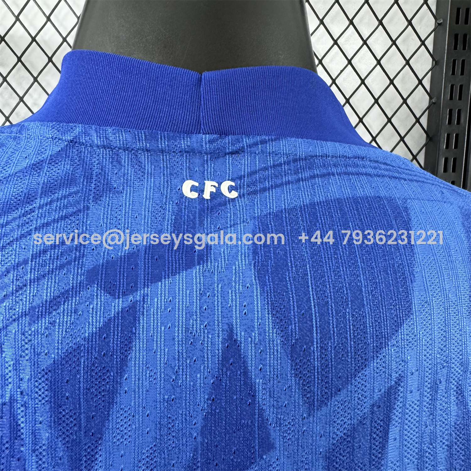 JerseysGala.com | C.H.E.L.S.E.A 25-26 Home Unsponsored Blue Long Sleeves Jersey - Player Version -Customize Name, Number and Patch | Worldwide Shipping