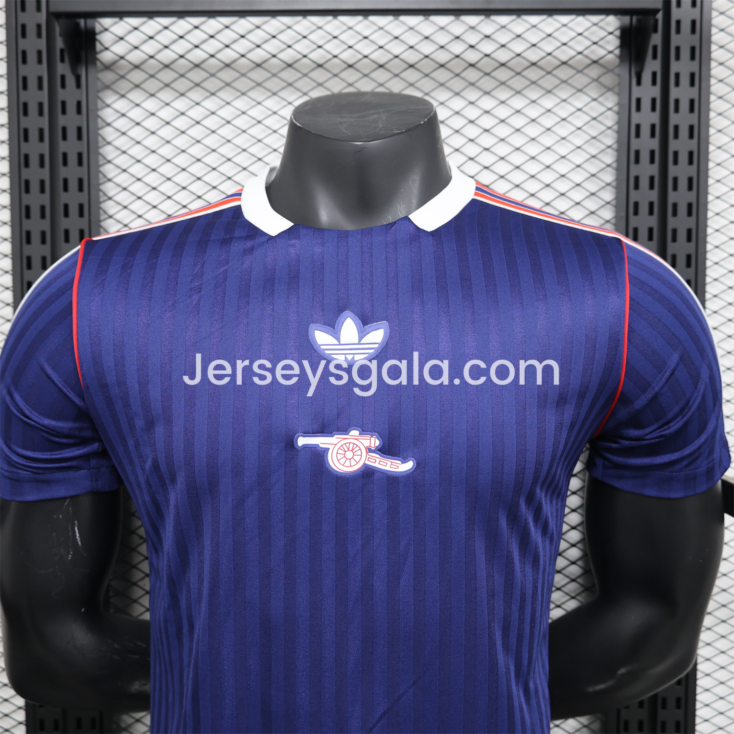 JerseysGala.com | Arsenal 24-25 Blue Icon Retro Jersey - Player Version -Customize Name, Number and Patch | Worldwide Shipping