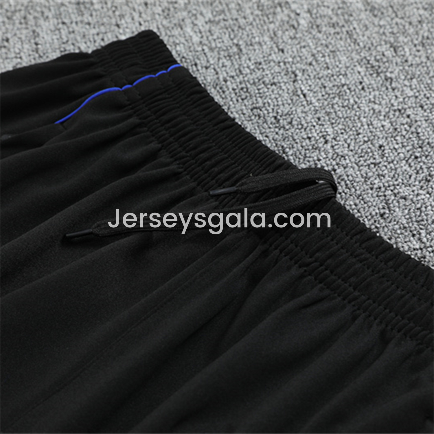 JerseysGala.com | Real Madrid 25-26 Long Sleeve Training Set - Yellow, White and Blue Camouflage Top and Black Pants -Customize Name, Number and Patch | Worldwide Shipping