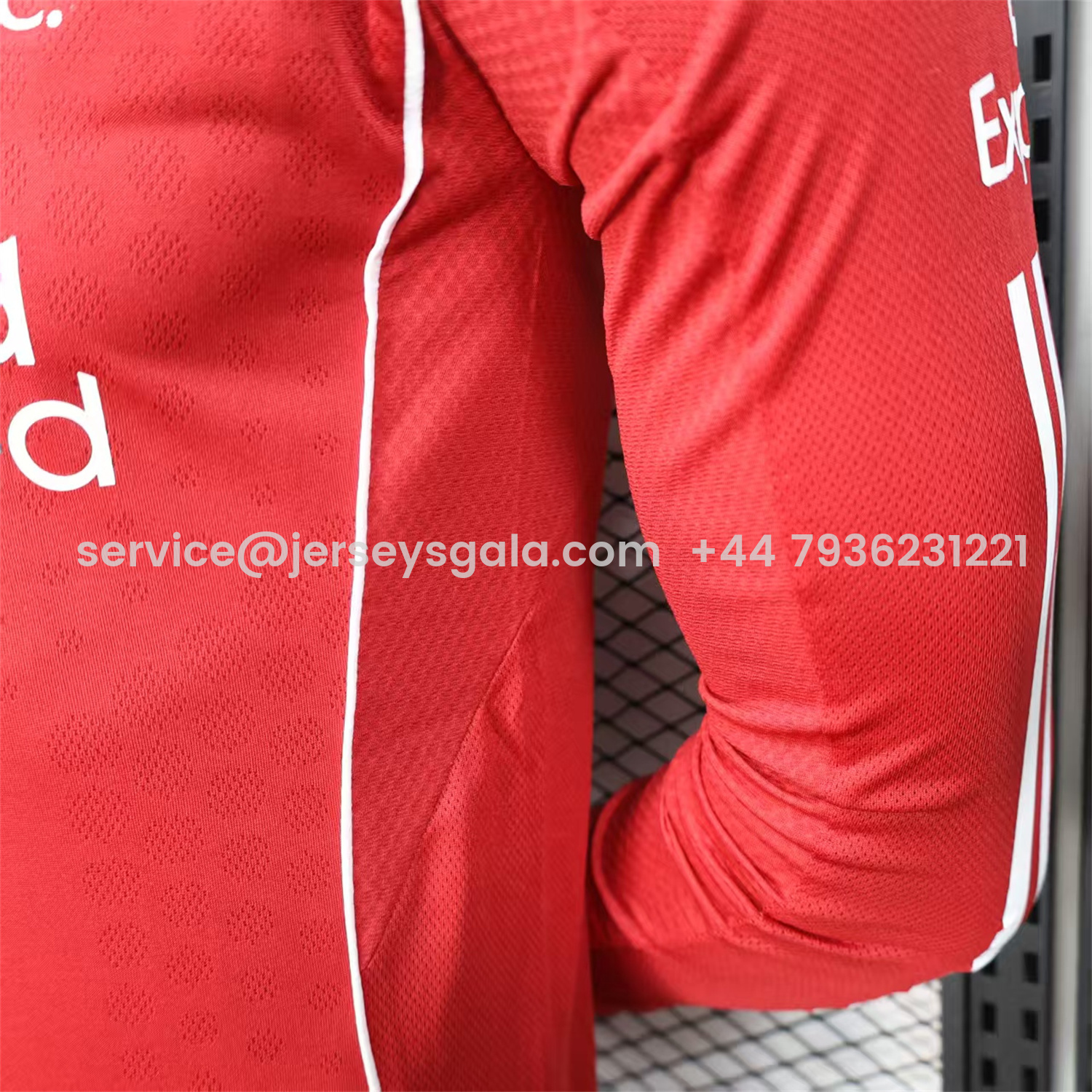 JerseysGala.com | Liver.pool 25-26 Home Long Sleeves Jersey - Player Version -Customize Name, Number and Patch | Worldwide Shipping