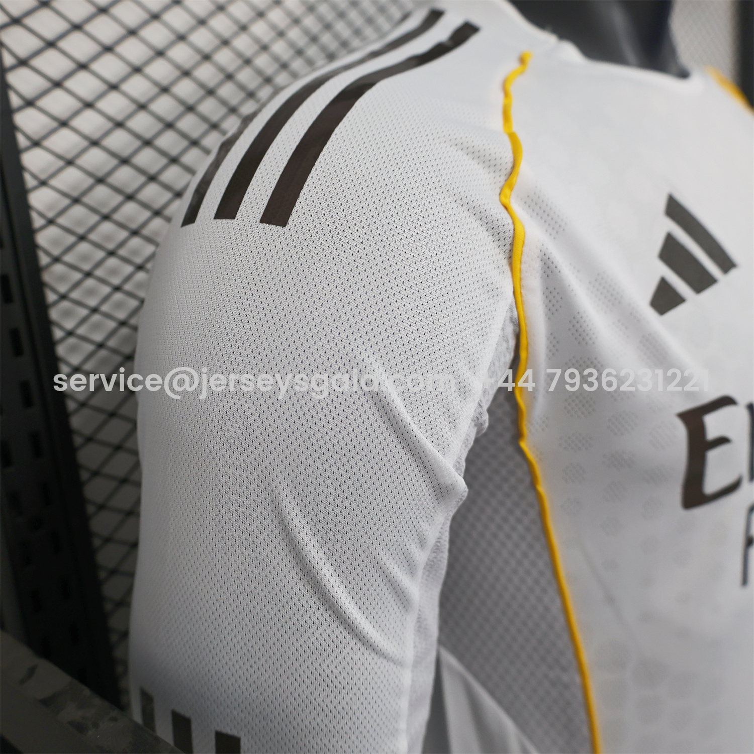 JerseysGala.com | Real Madrid 25-26 Home Long Sleeves Jersey - Player Version -Customize Name, Number and Patch | Worldwide Shipping