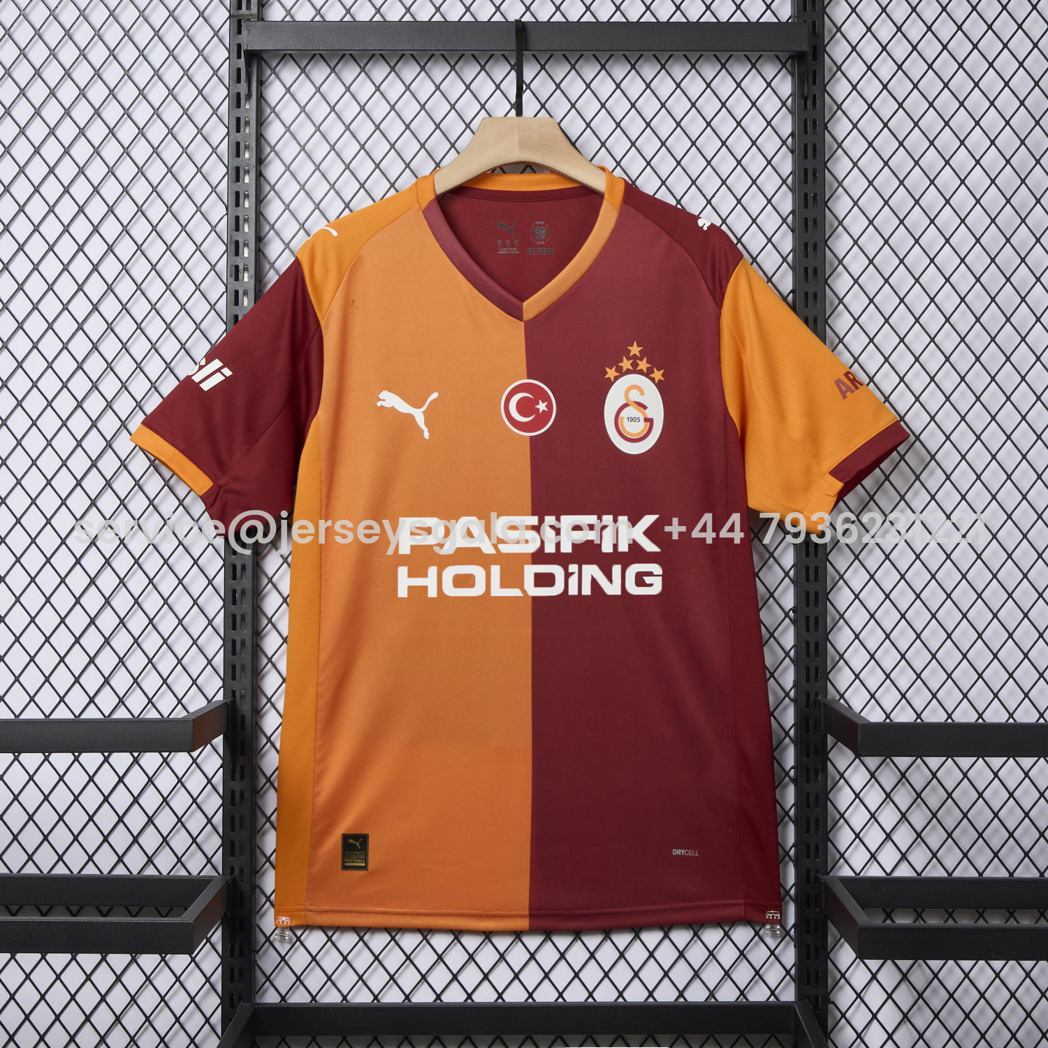 JerseysGala.com | Galatasaray 25-26 Home Jersey with Five Stars - Fans Version -Customize Name, Number and Patch | Worldwide Shipping