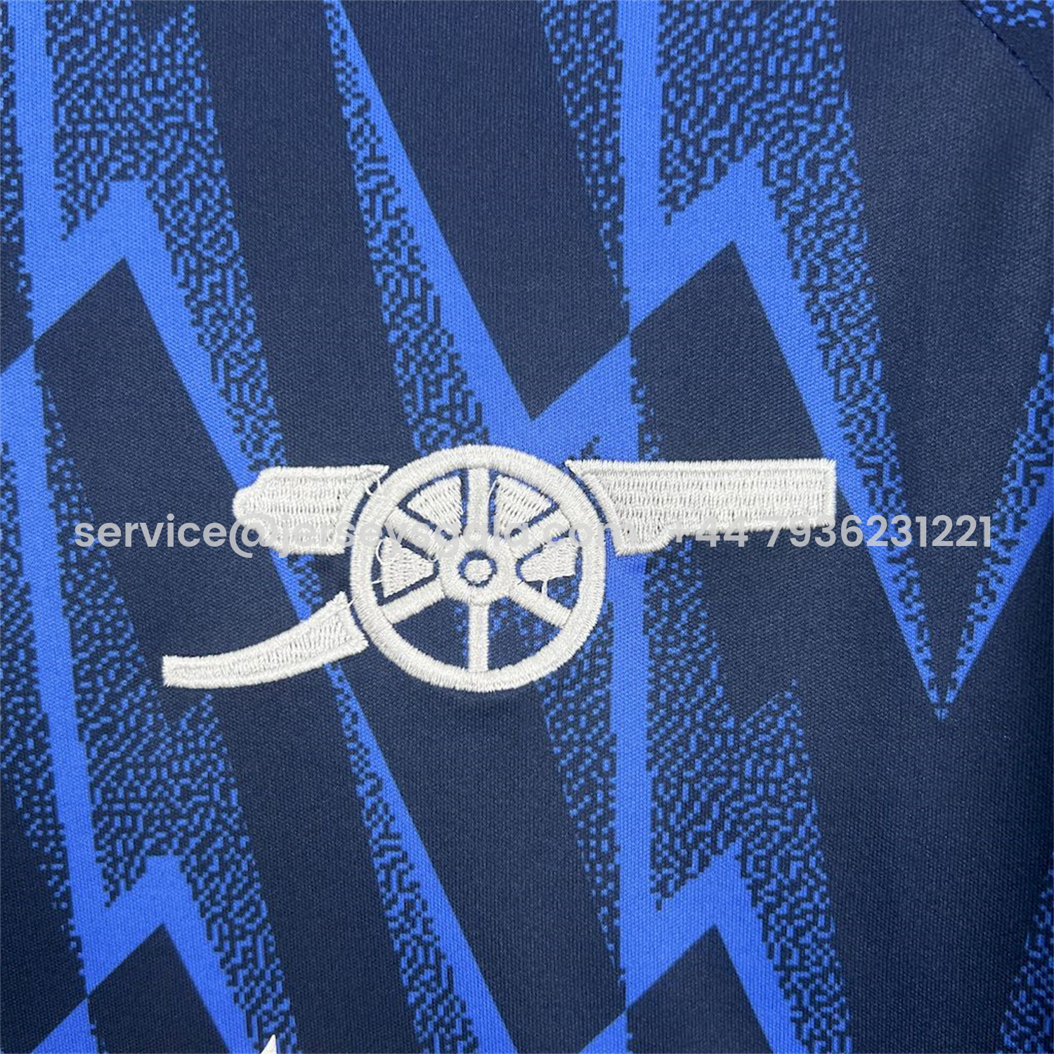 JerseysGala.com | Arsenal 25-26 Away Blue Jersey - Fans Version -Customize Name, Number and Patch | Worldwide Shipping