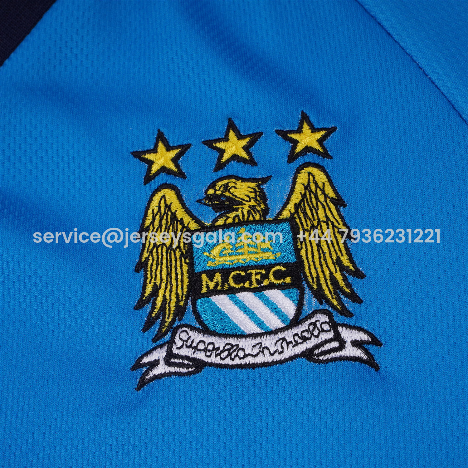 JerseysGala.com | Retro Manchester City 1997-98 Home Kids Kit -Customize Name, Number and Patch | Worldwide Shipping