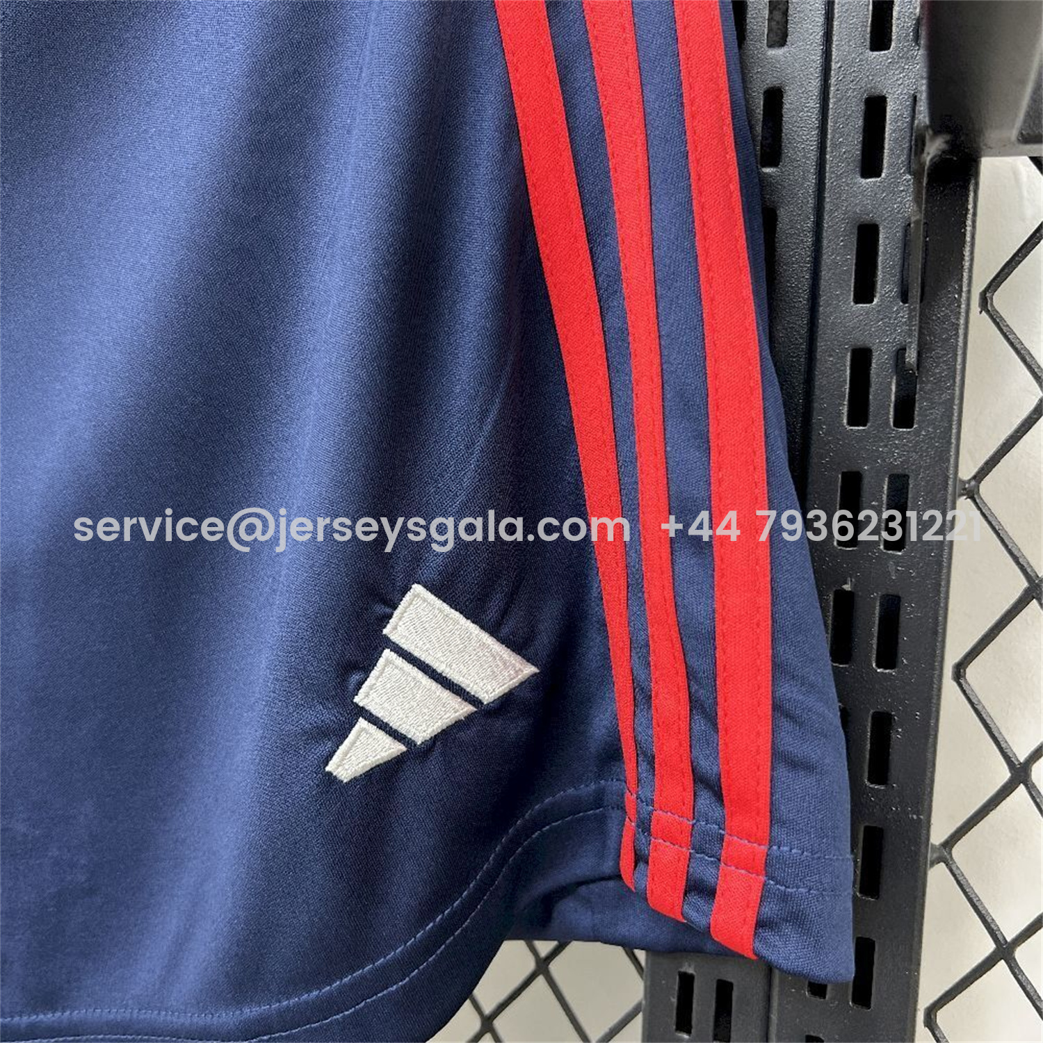 JerseysGala.com | Arsenal 25-26 Away Blue Shorts - Fans Version -Customize Name, Number and Patch | Worldwide Shipping