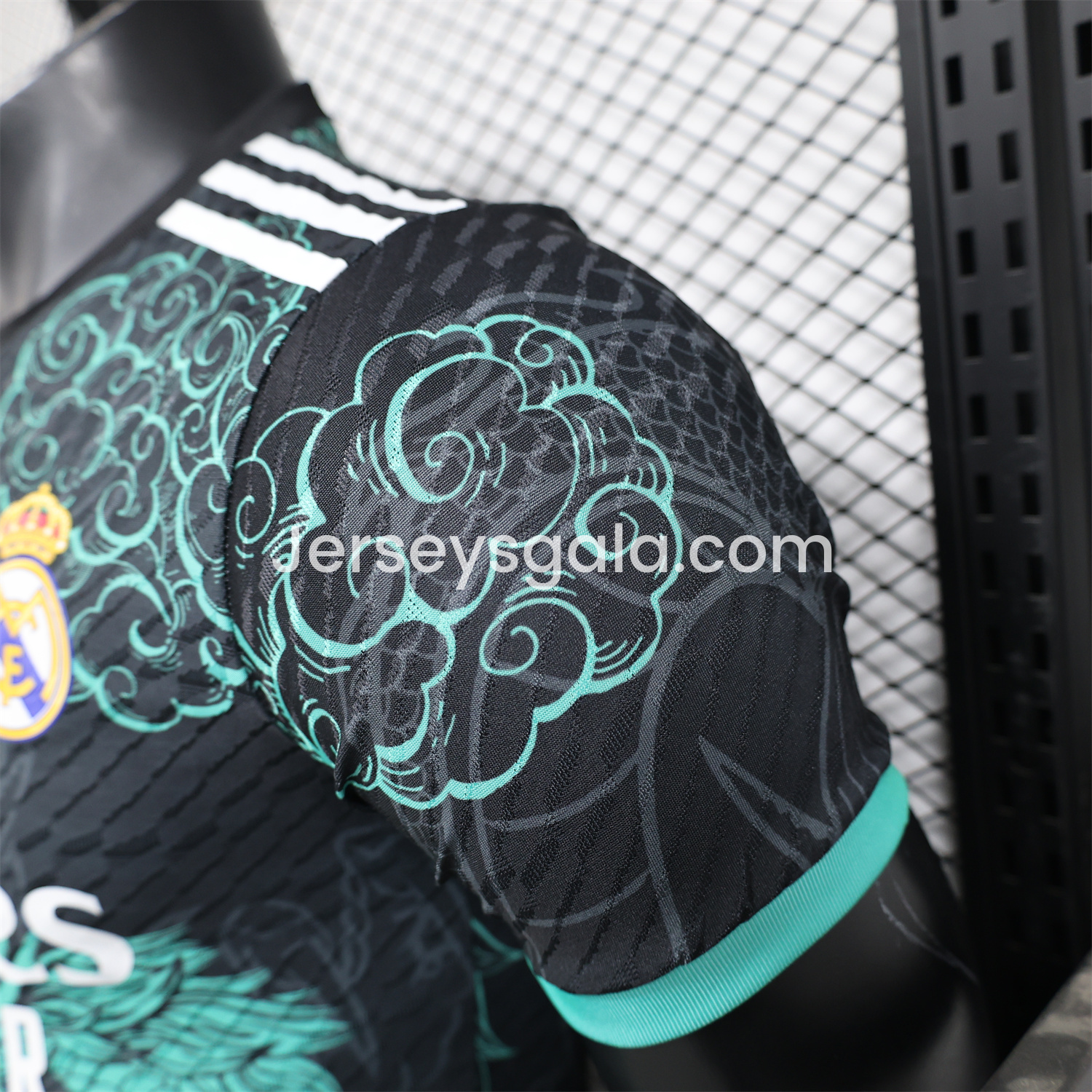 JerseysGala.com | Real Madrid 24-25 Black and Green Loong Jersey - Player Version -Customize Name, Number and Patch | Worldwide Shipping